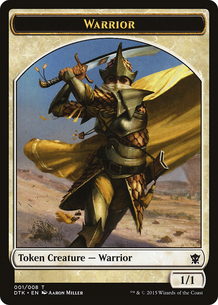 Warrior — Dragons of Tarkir — Magic: The Gathering
