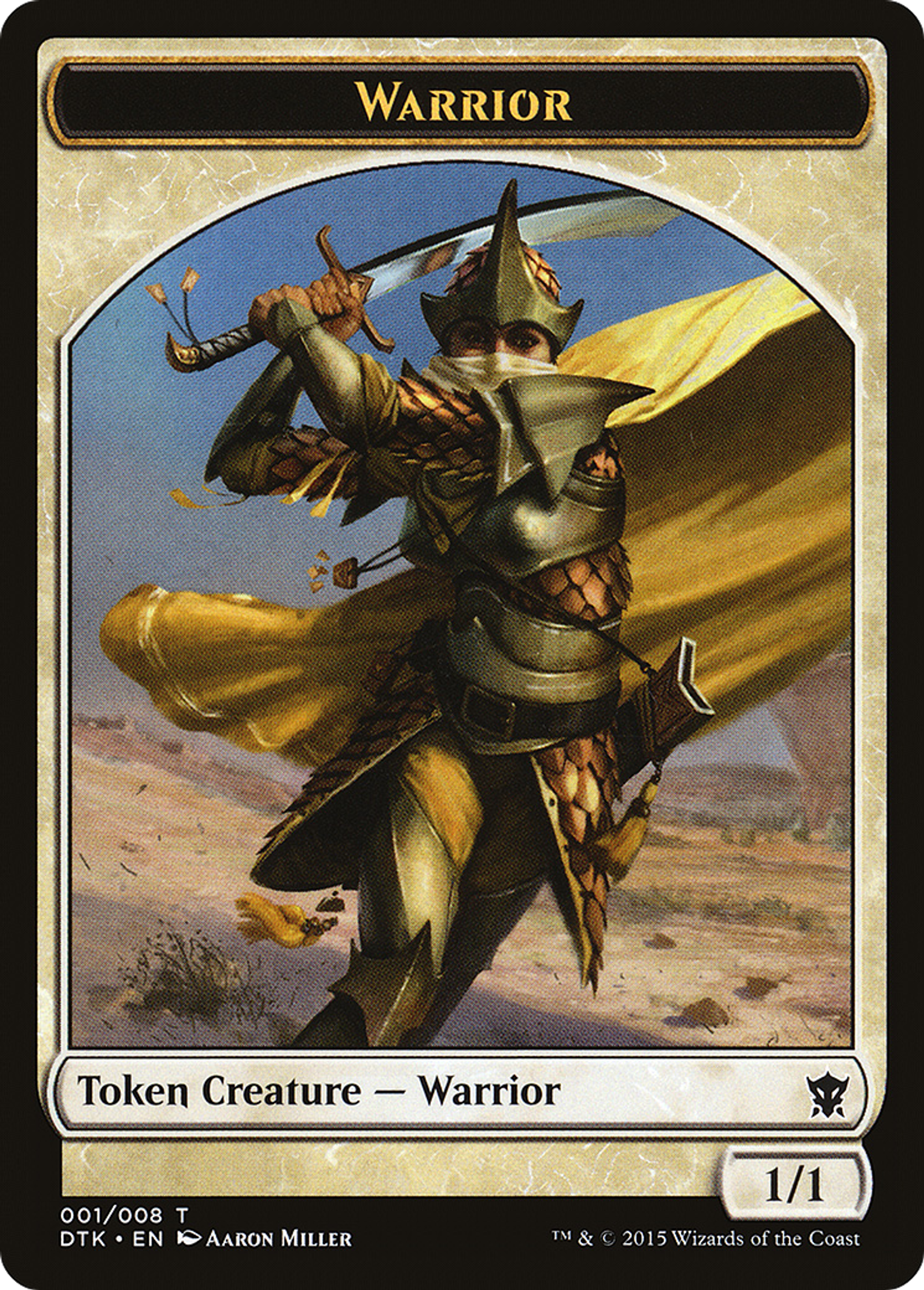 Warrior — Dragons of Tarkir — Magic: The Gathering