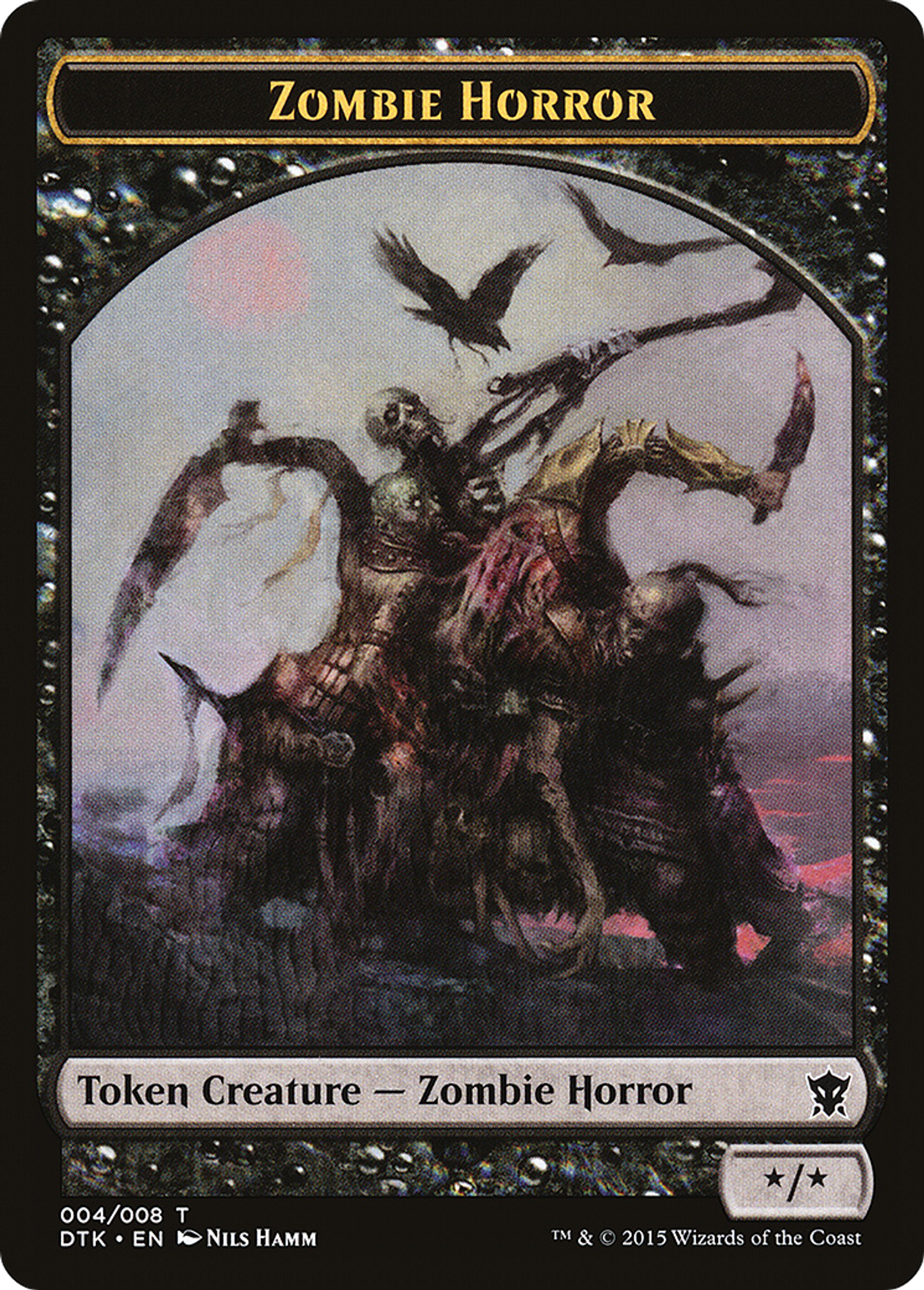 Zombie Horror — Dragons of Tarkir — Magic: The Gathering
