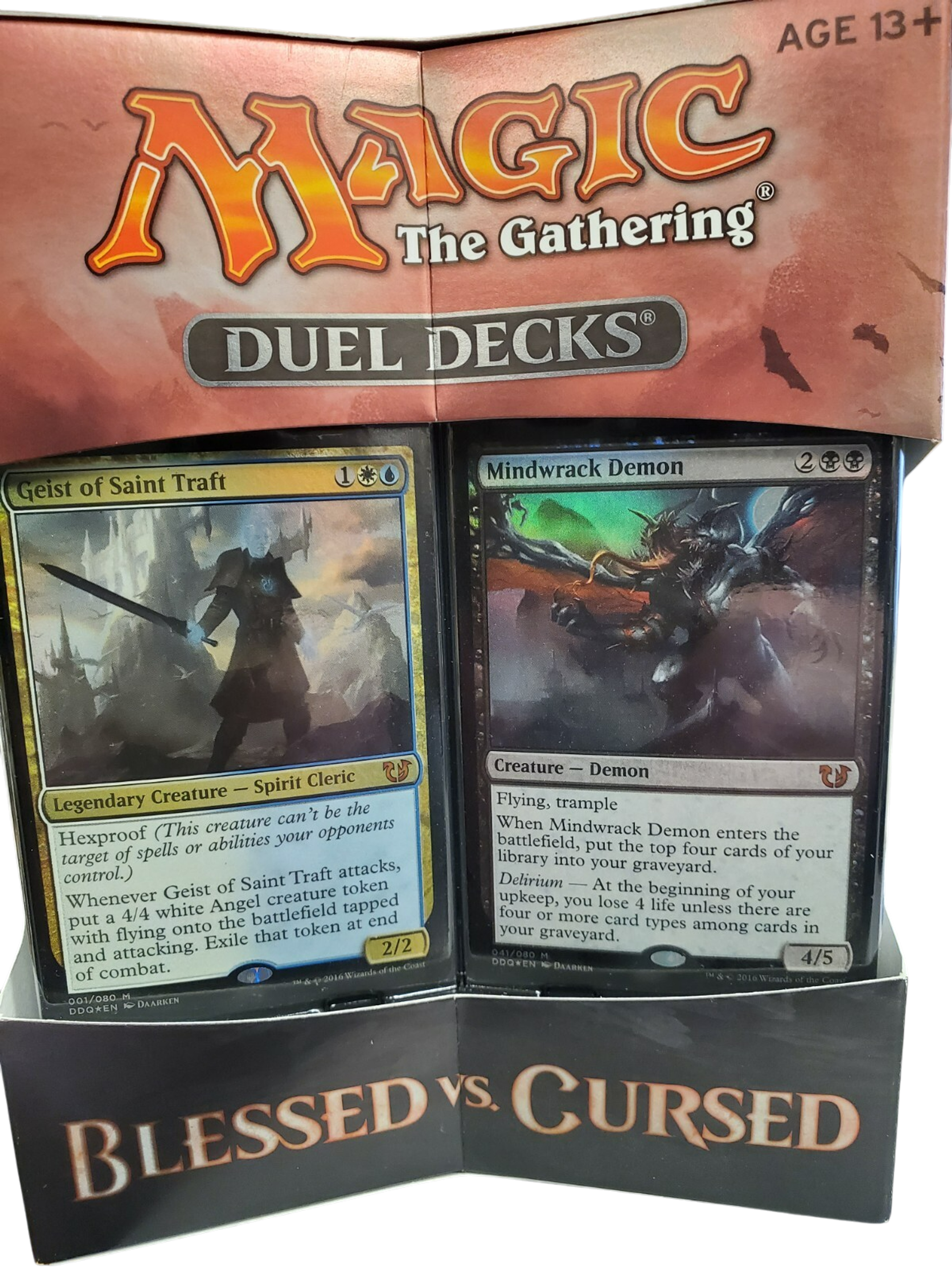 Duel Deck Blessed vs Cursed Display — Duel Decks: Blessed vs. Cursed — Magic: The Gathering
