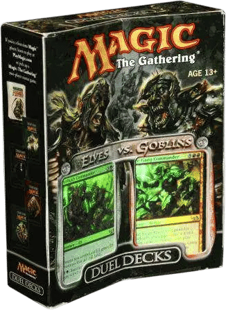 Duel Deck Elves vs Goblins Display — Duel Decks: Elves vs. Goblins — Magic: The Gathering