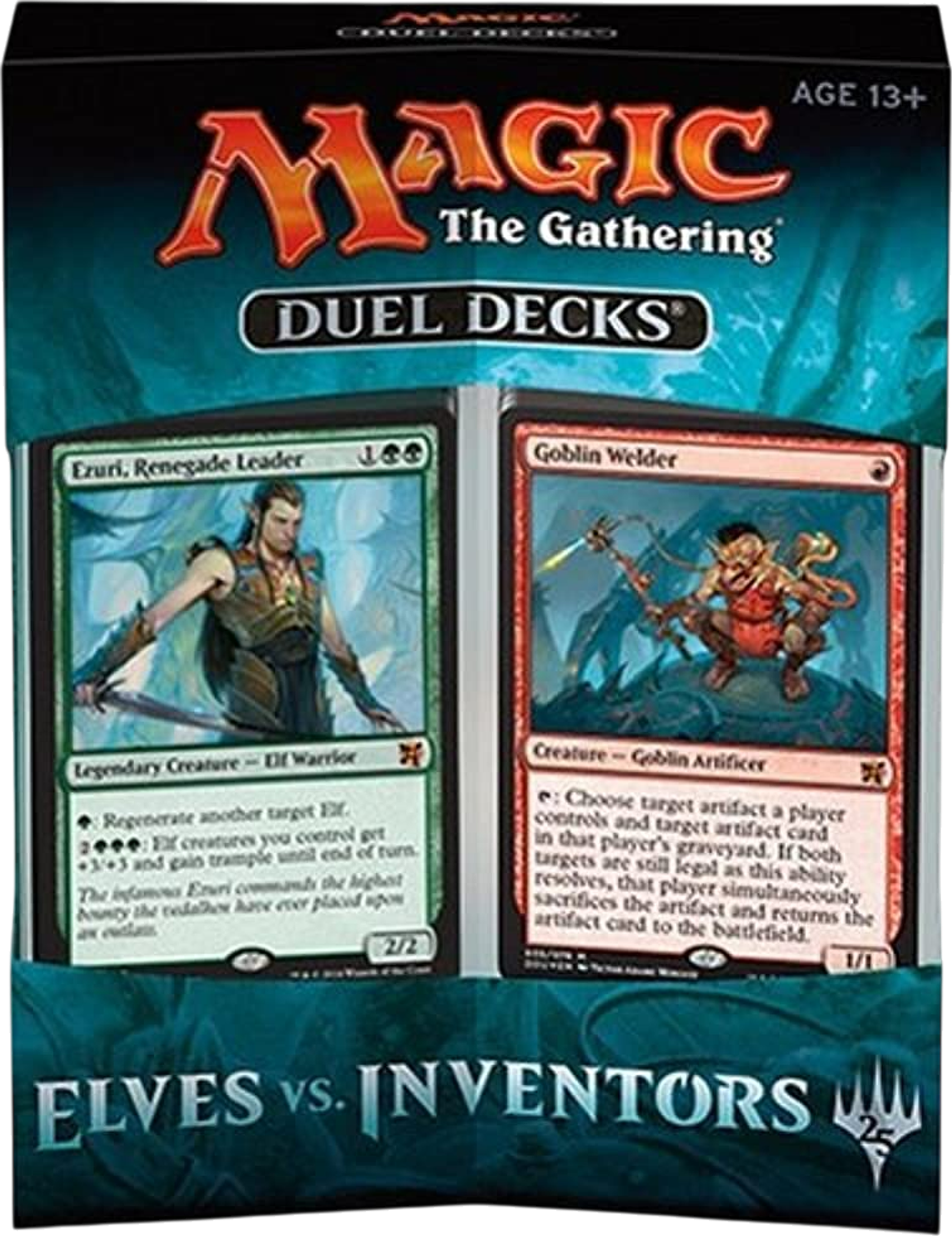 Duel Deck Elves vs Inventors Display — Duel Decks: Elves vs. Inventors — Magic: The Gathering