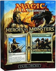 Display de Duel Decks Heroes vs Monsters — Duel Decks: Heroes vs. Monsters — Magic: The Gathering