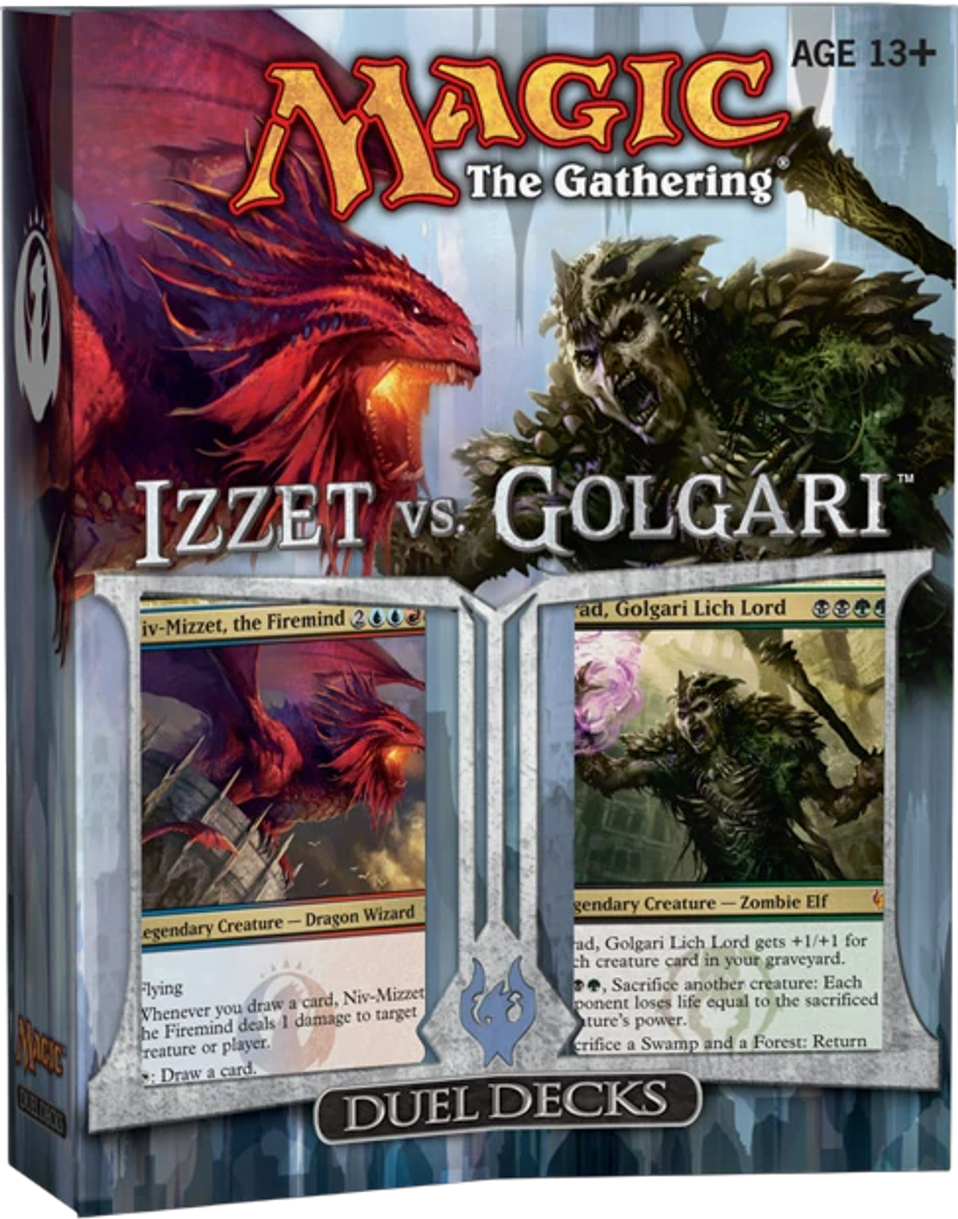 Product image for Duel Deck Izzet vs Golgari Display