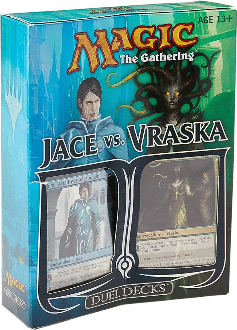 Duel Deck Jace vs Vraska Display from Duel Decks: Jace vs. Vraska - Magic: The Gathering