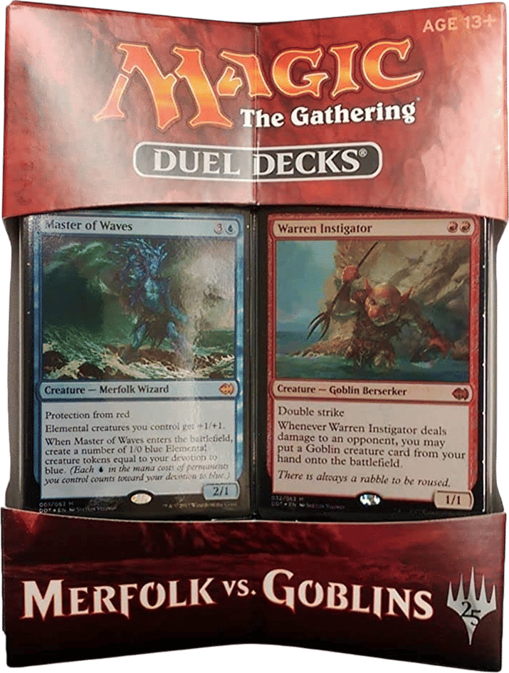 Display de Duel Decks Merfolk vs Goblins — Duel Decks: Merfolk vs. Goblins — Magic: The Gathering