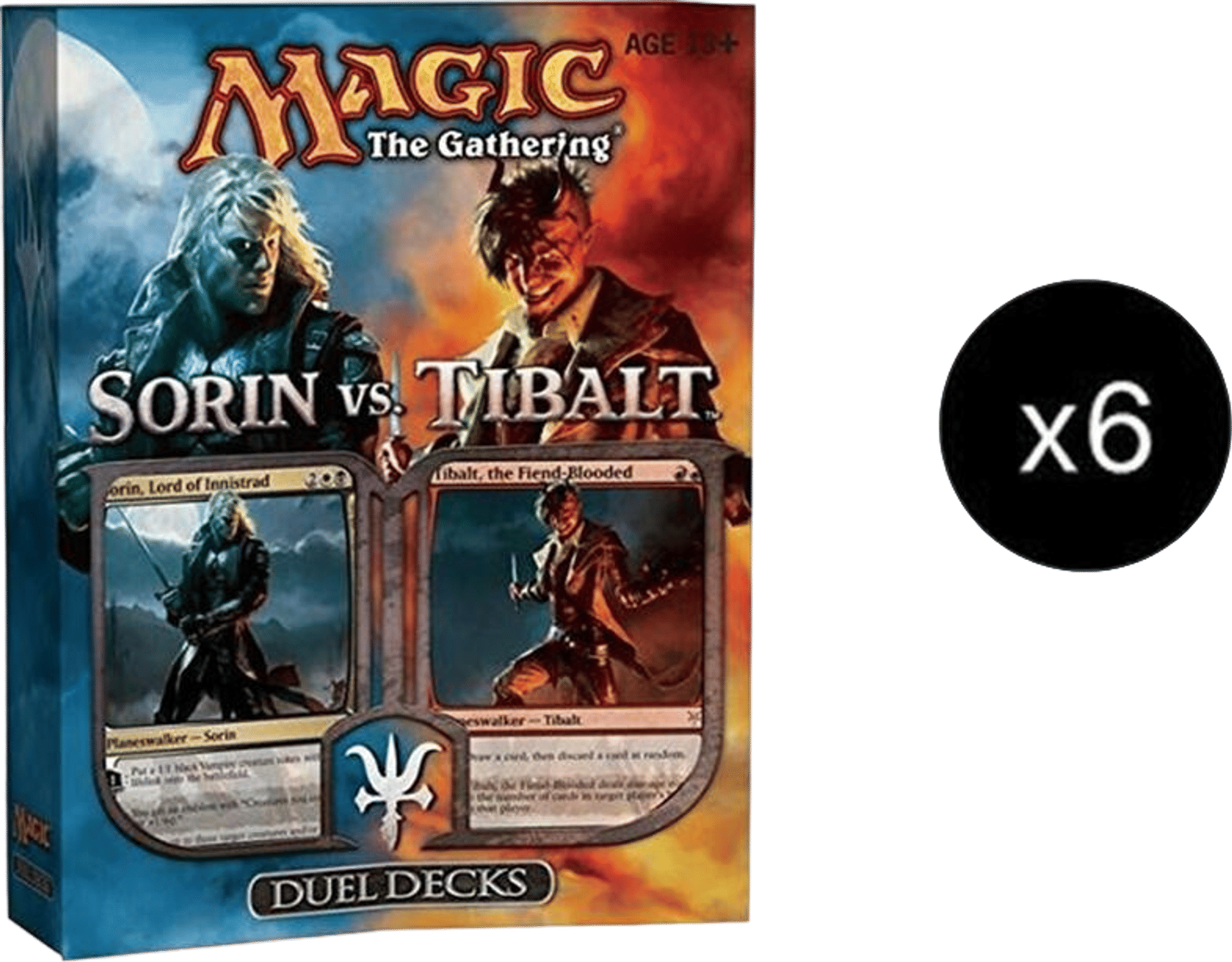 Duel Decks Sorin vs Tibalt Box Set Display — Duel Decks: Sorin vs. Tibalt — Magic: The Gathering