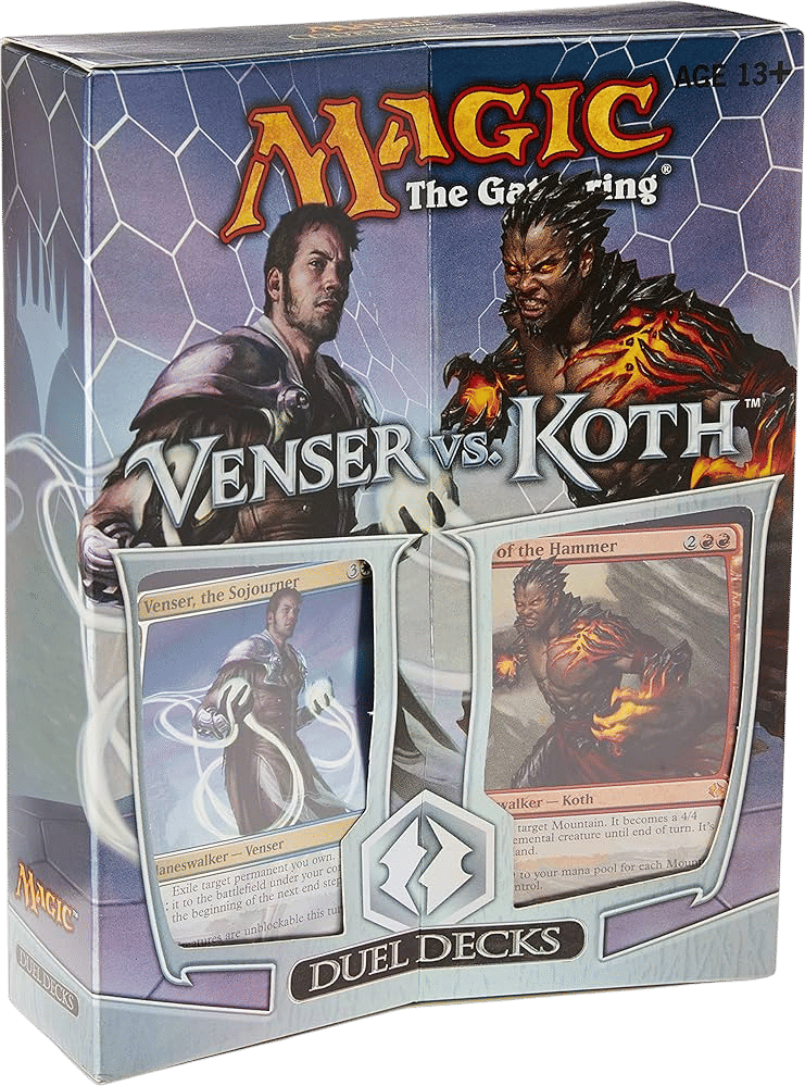Display de Duel Decks Venser vs Koth — Duel Decks: Venser vs. Koth — Magic: The Gathering