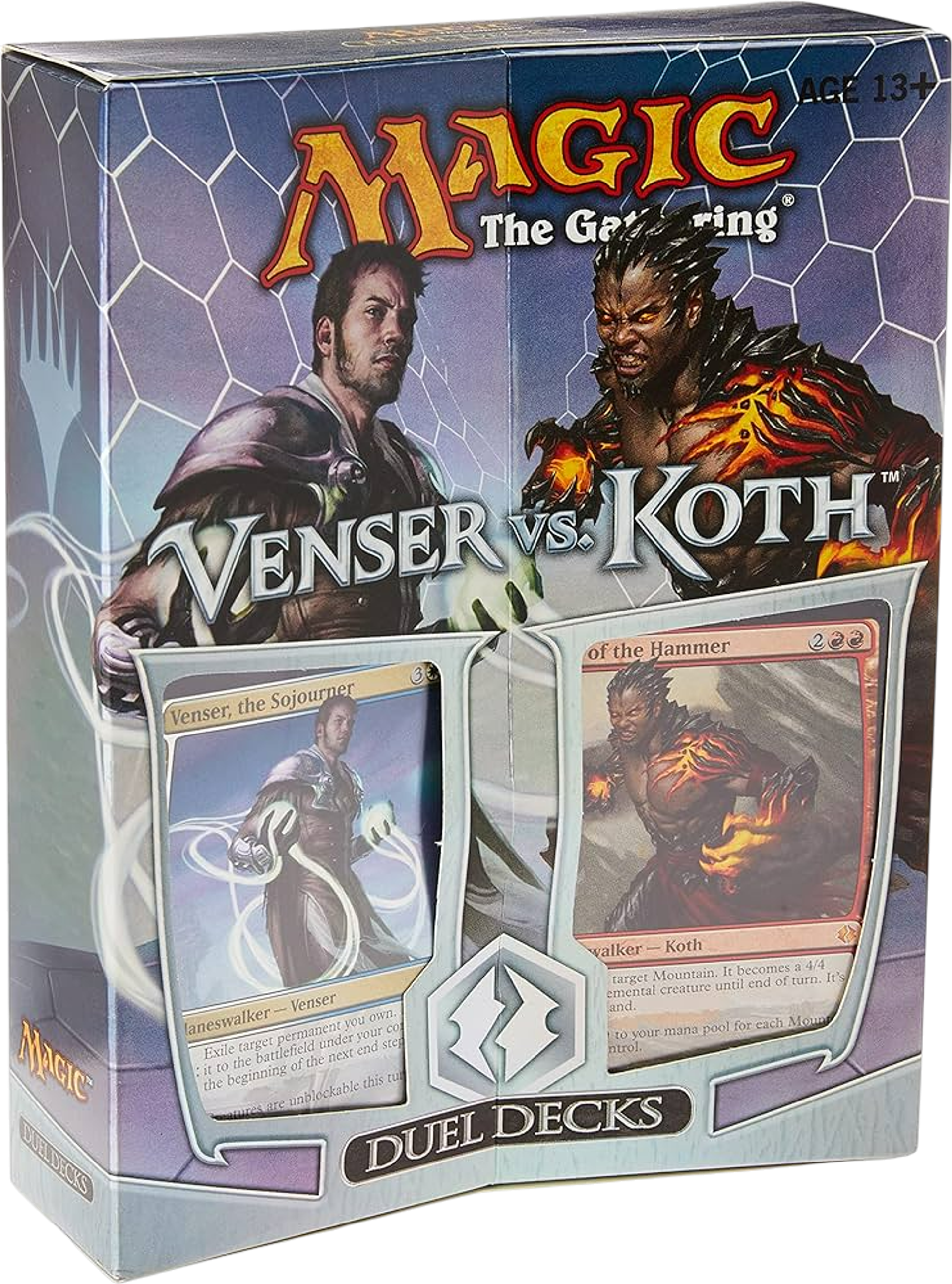 Duel Deck Venser vs Koth Display — Duel Decks: Venser vs. Koth — Magic: The Gathering