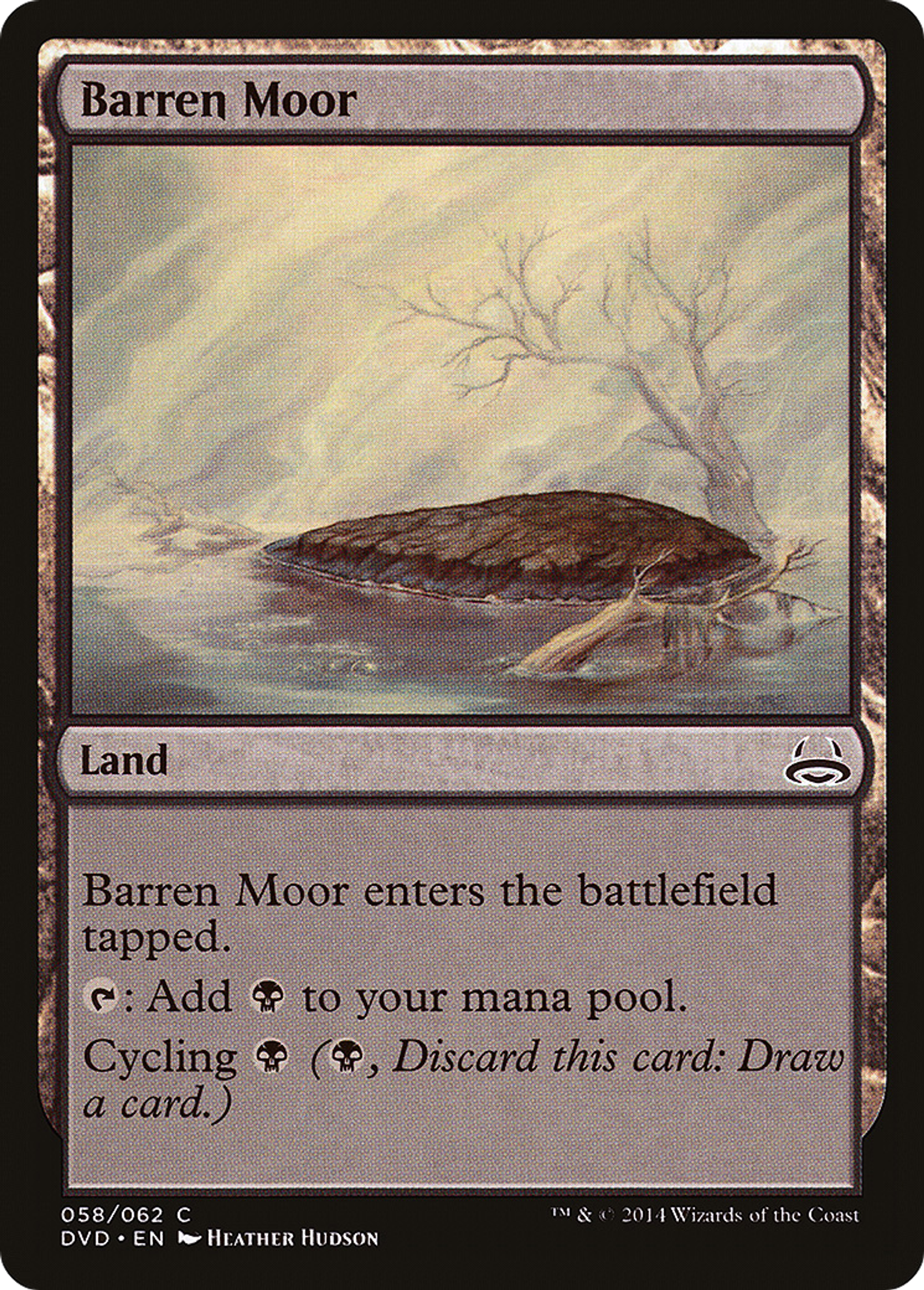 Barren Moor — Duel Decks Anthology: Divine vs. Demonic — Magic: The Gathering