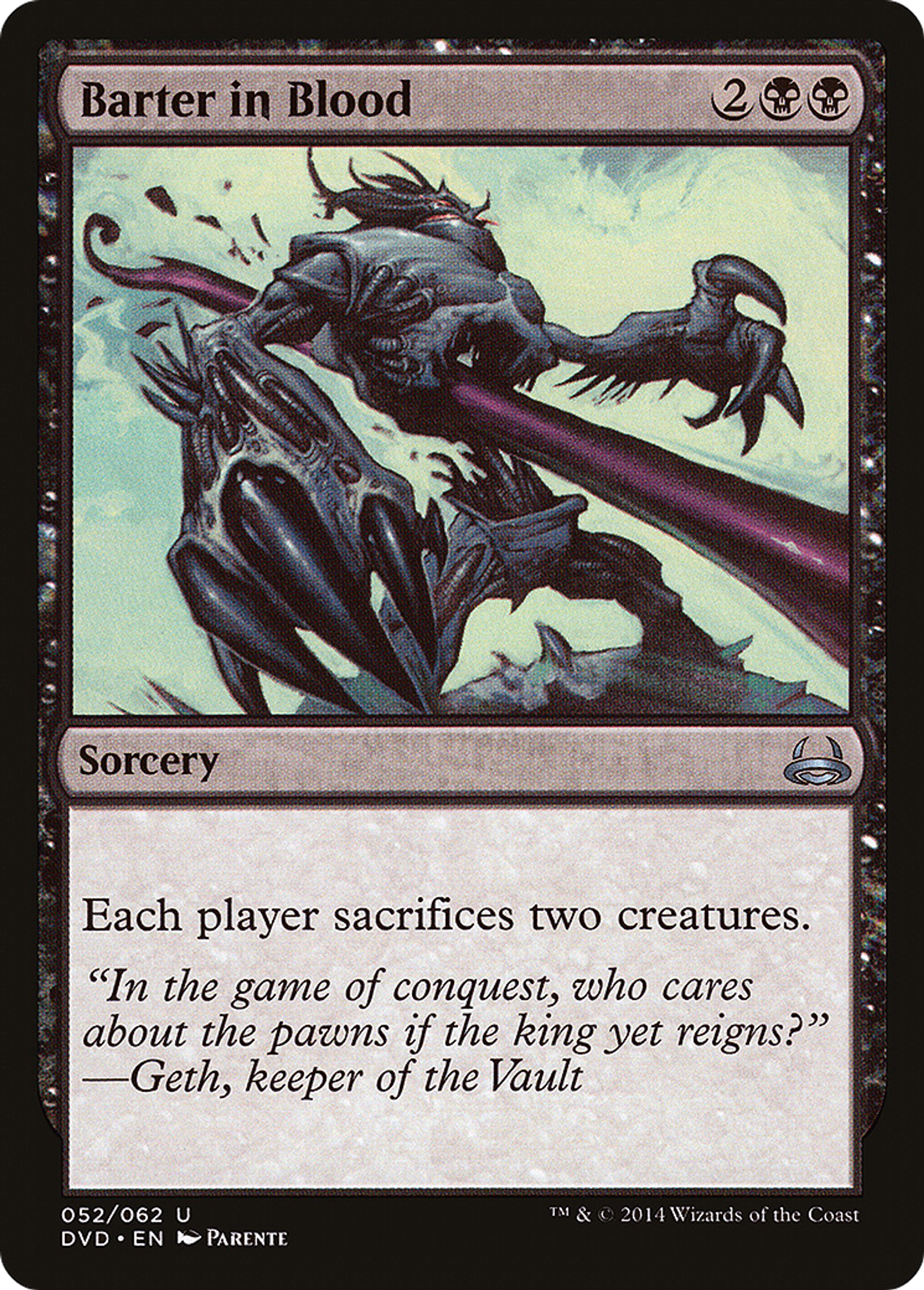 Barter in Blood — Duel Decks Anthology: Divine vs. Demonic — Magic: The Gathering