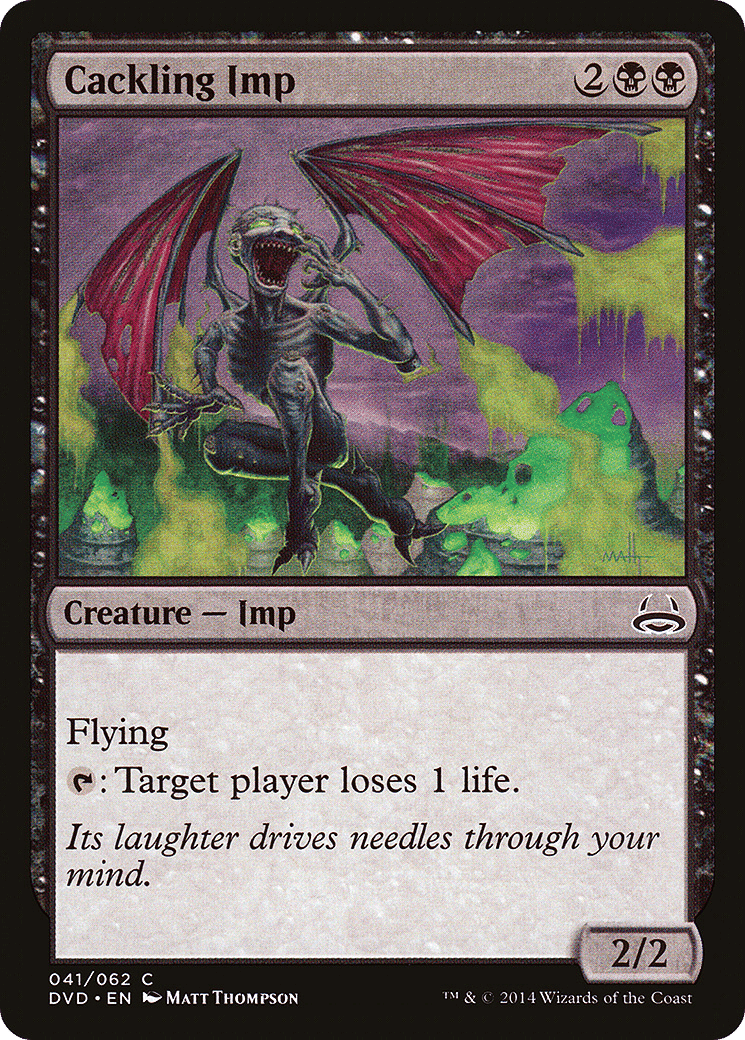Cackling Imp — Duel Decks Anthology: Divine vs. Demonic — Magic: The Gathering