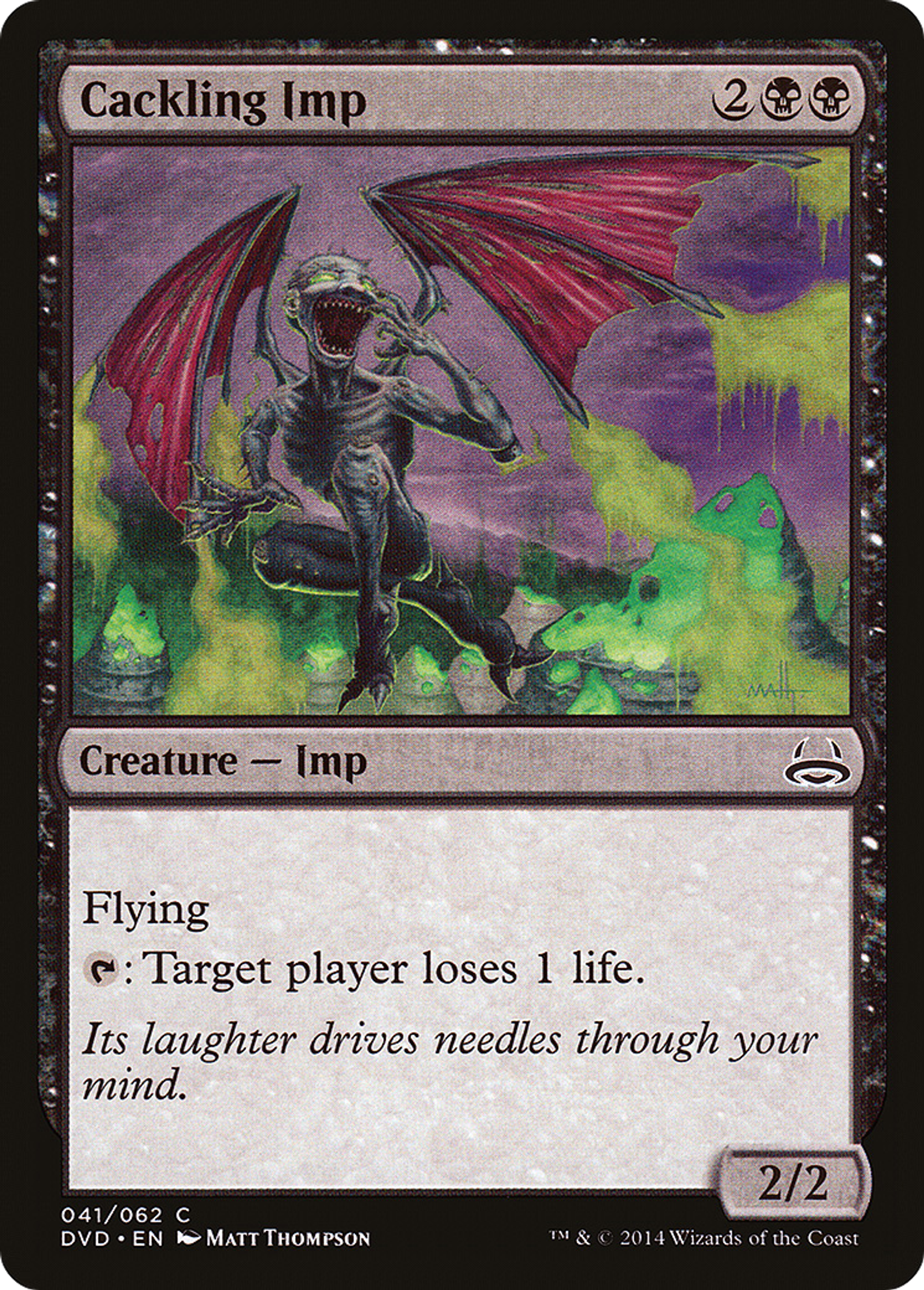 Cackling Imp — Duel Decks Anthology: Divine vs. Demonic — Magic: The Gathering