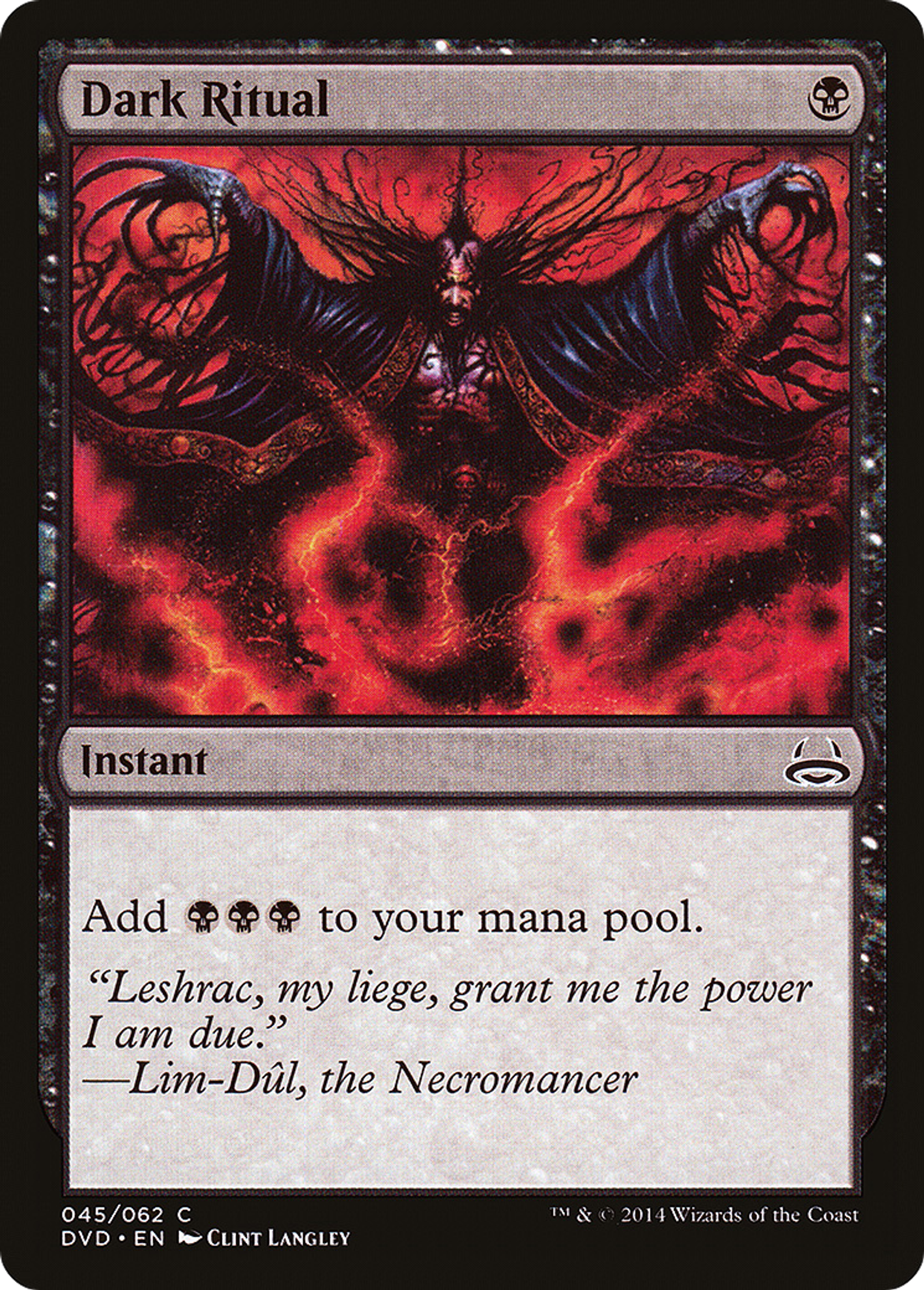 Dark Ritual — Duel Decks Anthology: Divine vs. Demonic — Magic: The Gathering