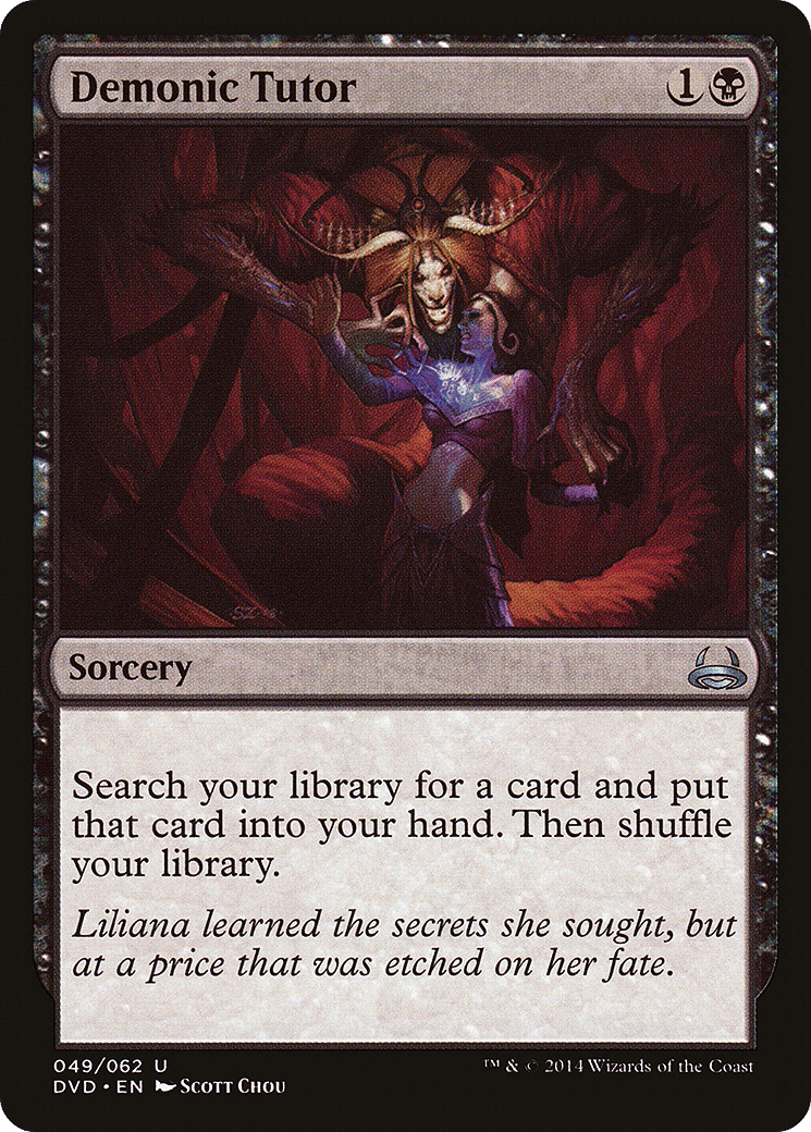 Demonic Tutor — Duel Decks Anthology: Divine vs. Demonic — Magic: The Gathering