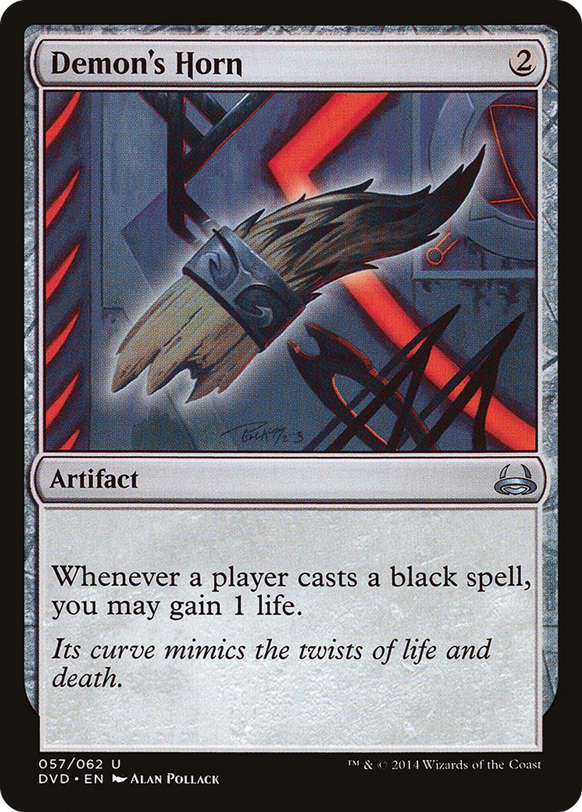 Demon's Horn — Duel Decks Anthology: Divine vs. Demonic — Magic: The Gathering