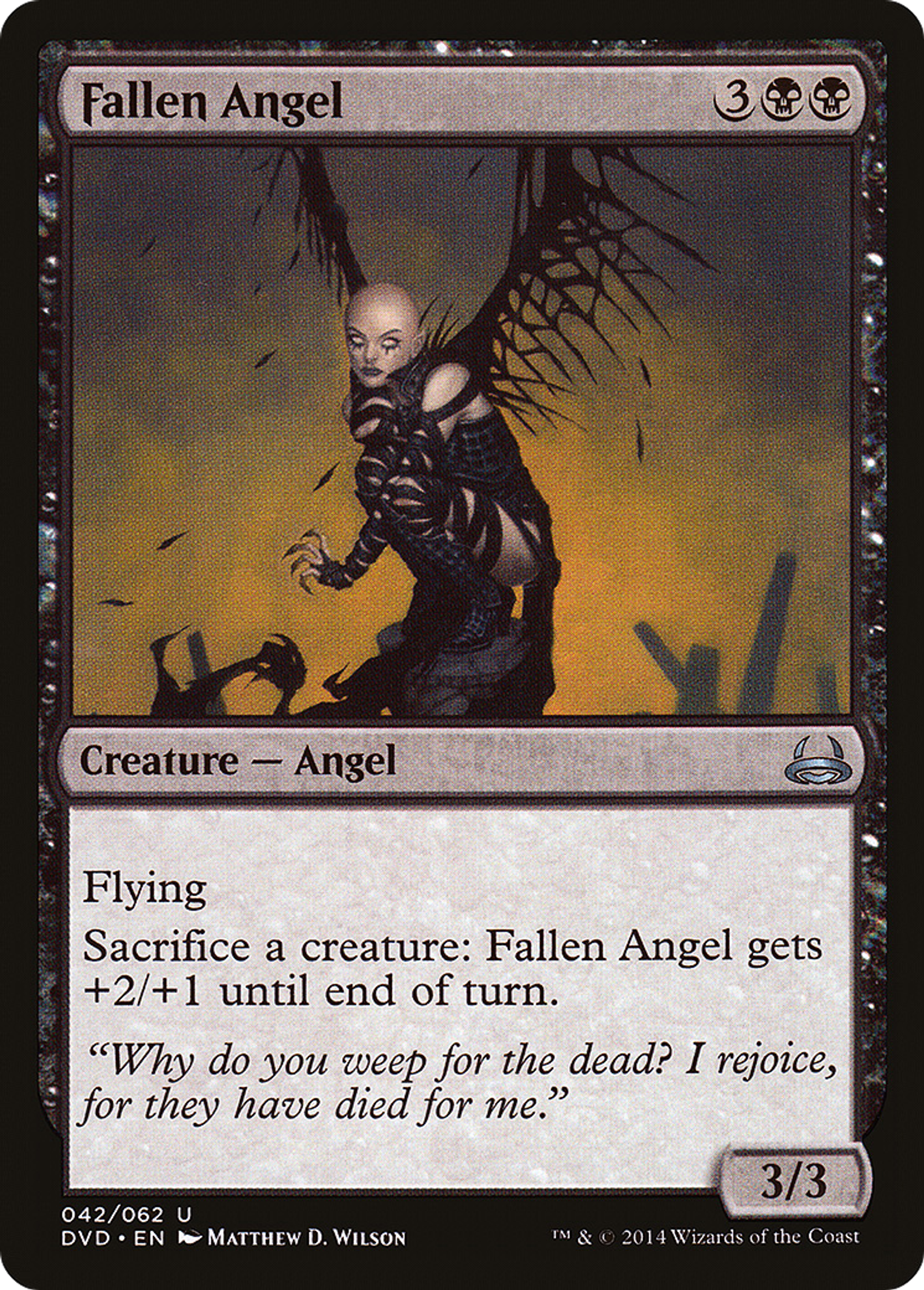 Fallen Angel — Duel Decks Anthology: Divine vs. Demonic — Magic: The Gathering