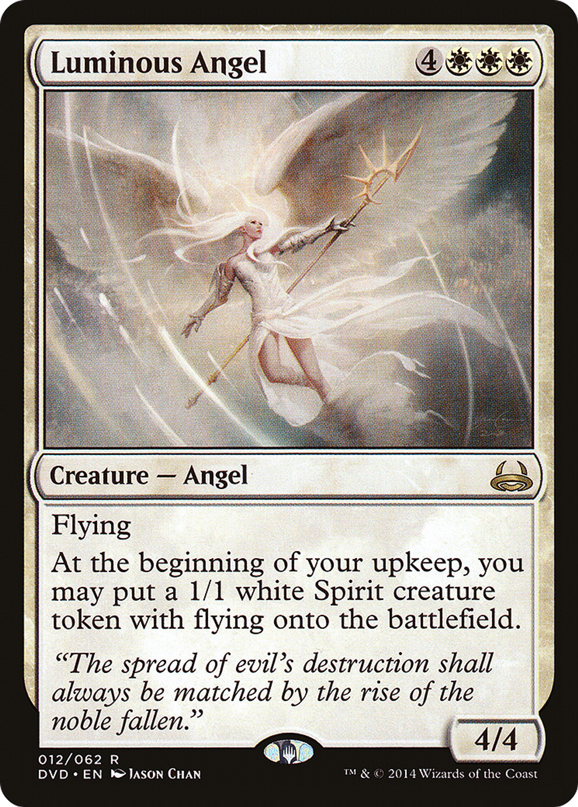 Luminous Angel — Duel Decks Anthology: Divine vs. Demonic — Magic: The Gathering