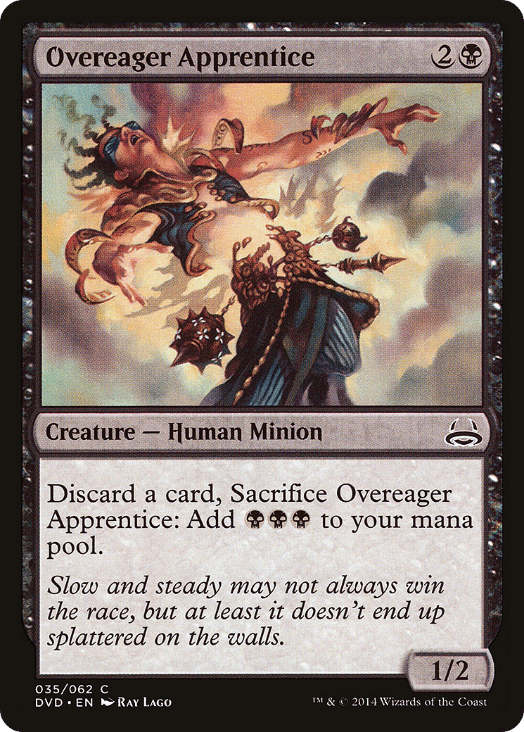 Overeager Apprentice — Duel Decks Anthology: Divine vs. Demonic — Magic: The Gathering