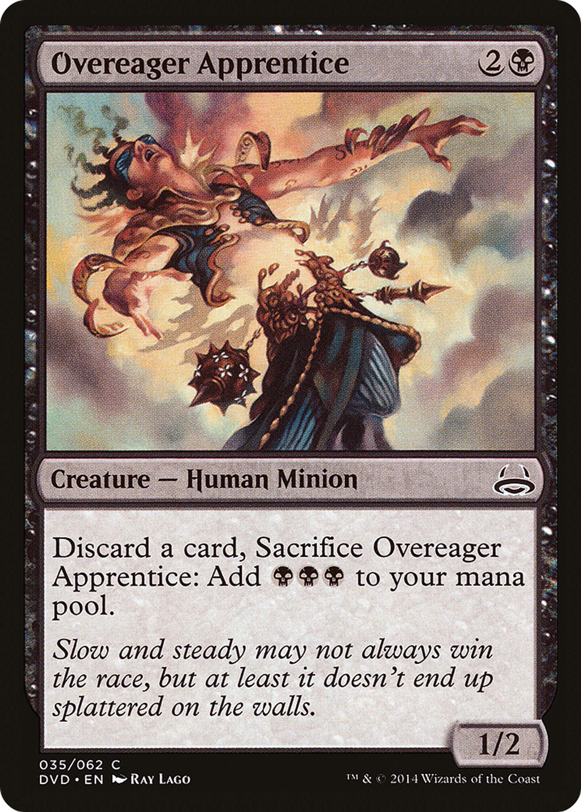 Overeager Apprentice — Duel Decks Anthology: Divine vs. Demonic — Magic: The Gathering