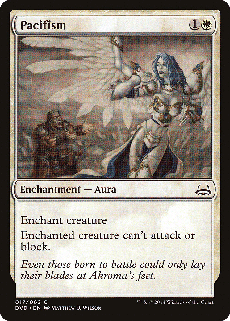 Pacifism — Duel Decks Anthology: Divine vs. Demonic — Magic: The Gathering