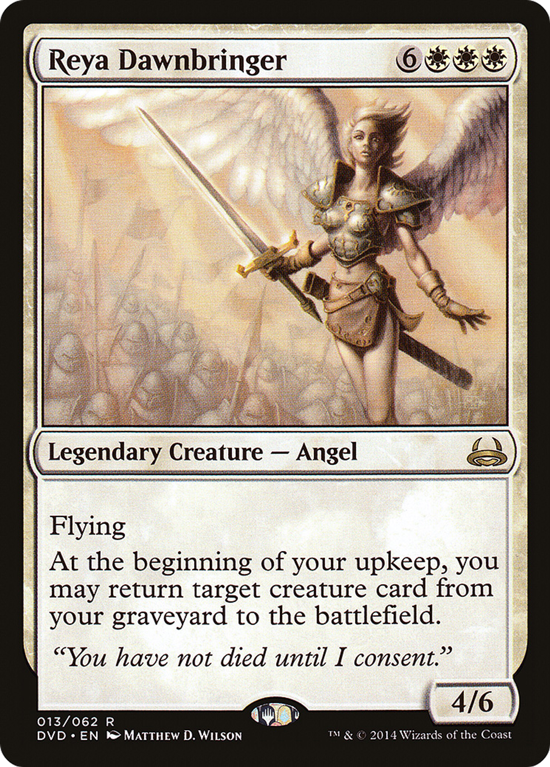 Reya Dawnbringer — Duel Decks Anthology: Divine vs. Demonic — Magic: The Gathering