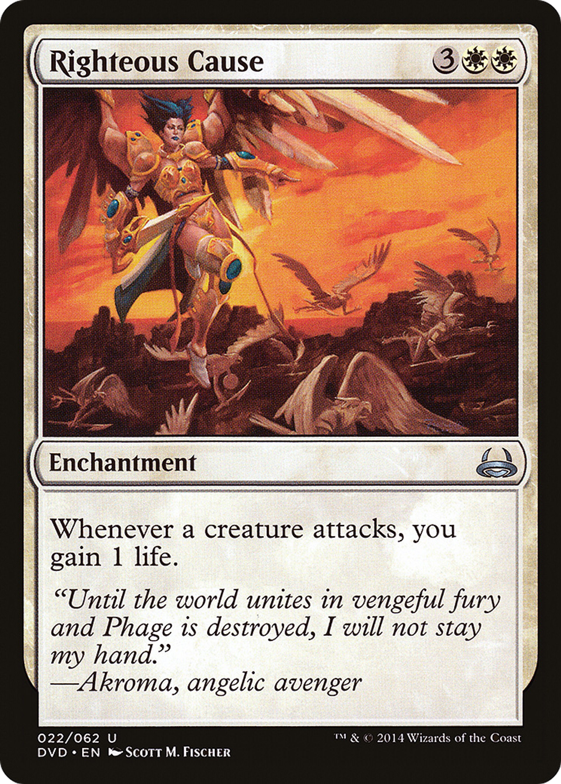 Righteous Cause — Duel Decks Anthology: Divine vs. Demonic — Magic: The Gathering