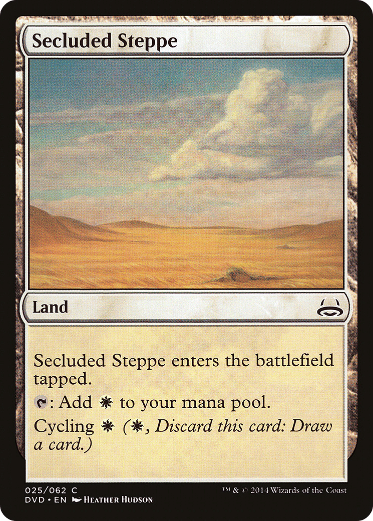 Secluded Steppe — Duel Decks Anthology: Divine vs. Demonic — Magic: The Gathering