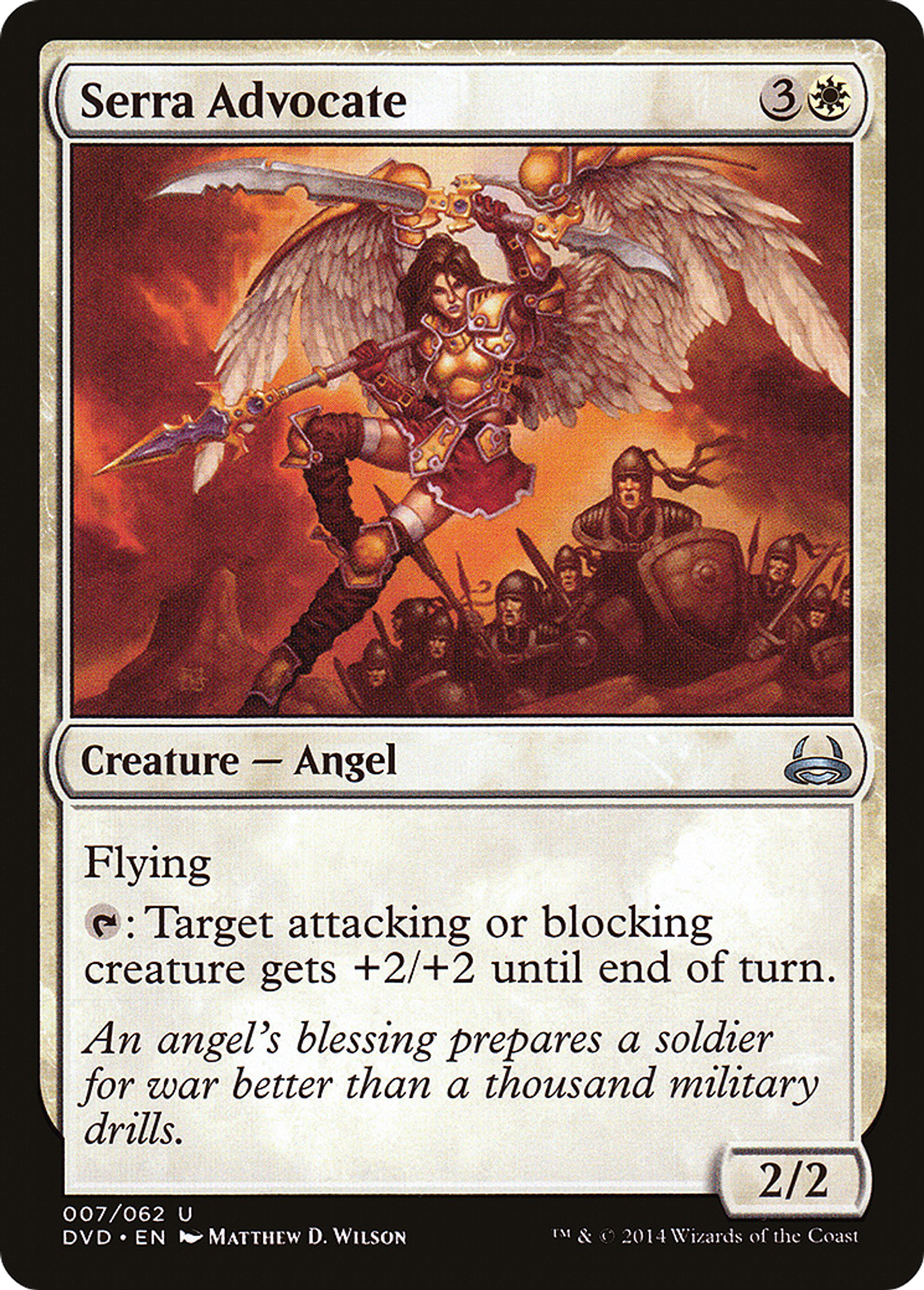 Serra Advocate — Duel Decks Anthology: Divine vs. Demonic — Magic: The Gathering