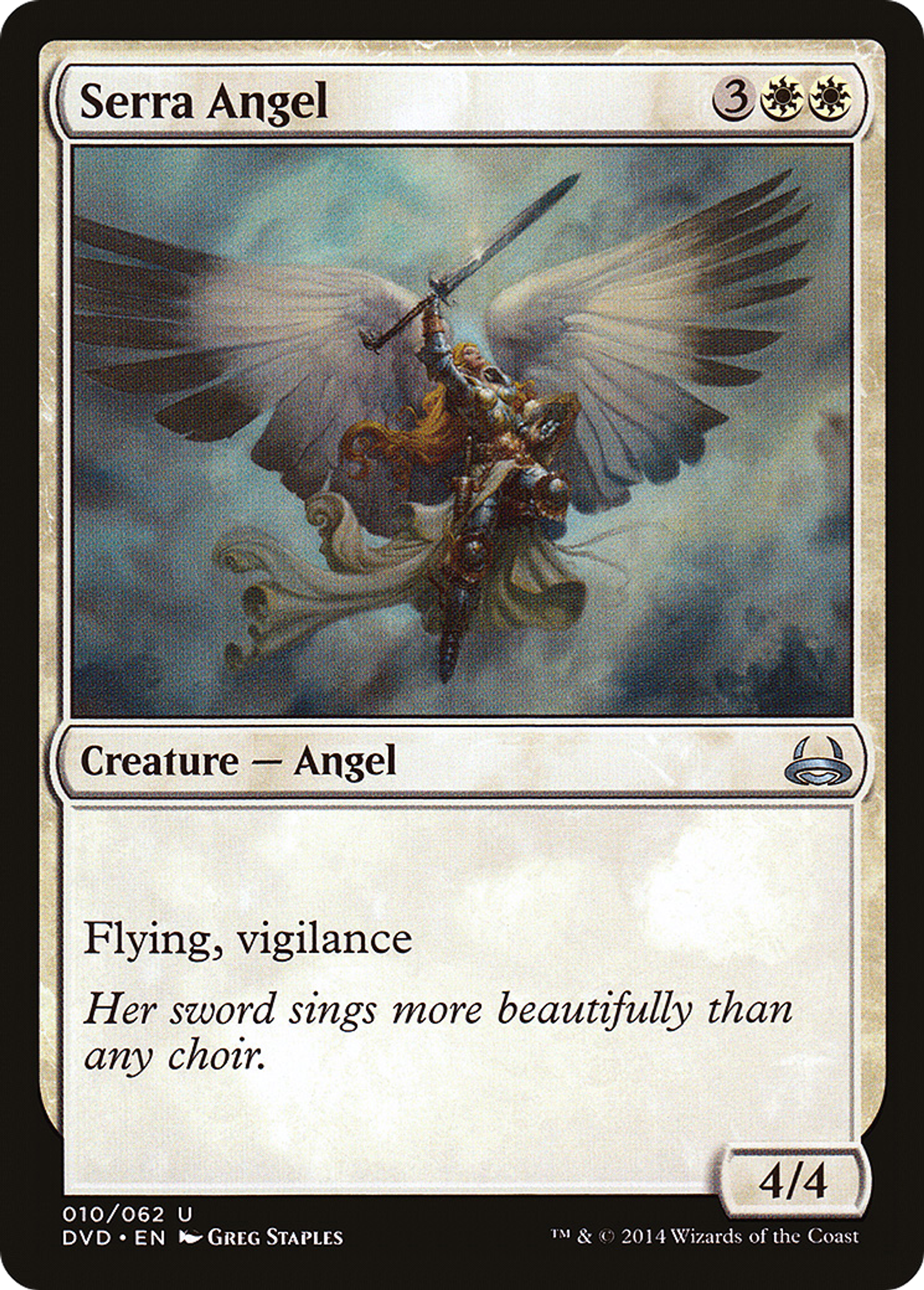 Serra Angel — Duel Decks Anthology: Divine vs. Demonic — Magic: The Gathering