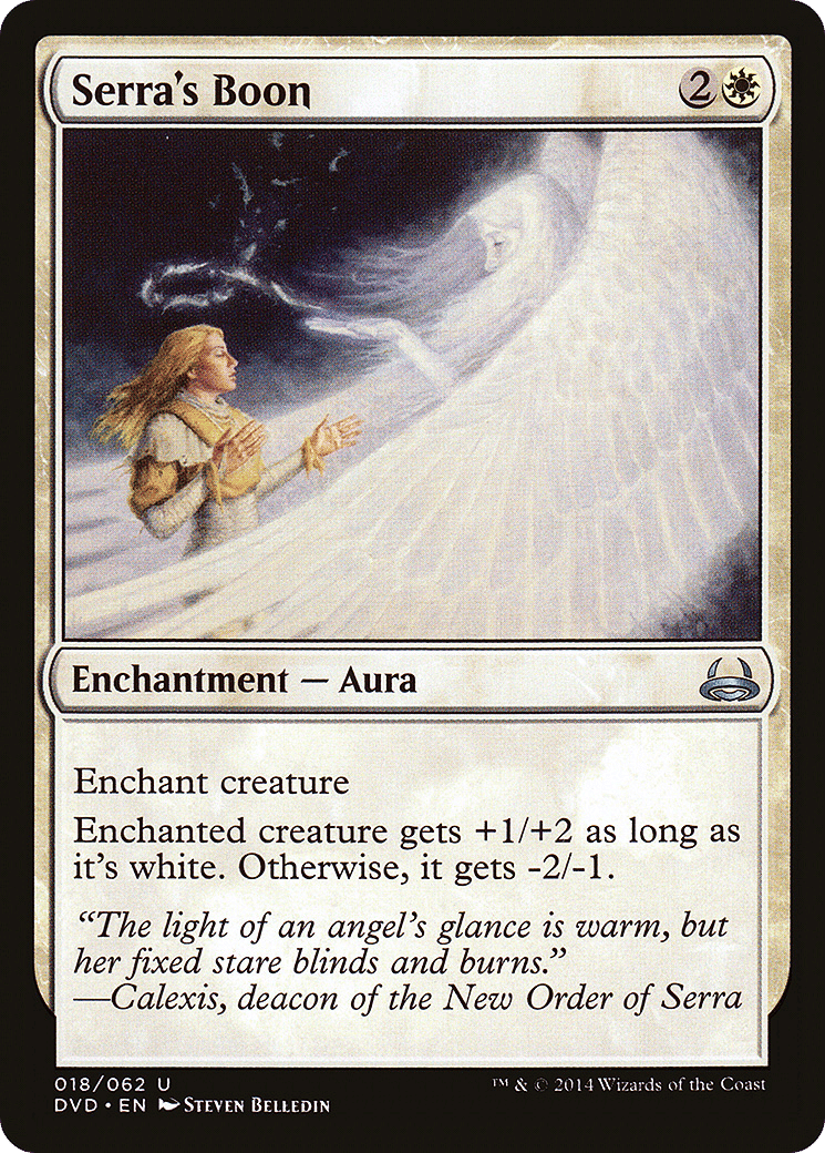 Serra's Boon — Duel Decks Anthology: Divine vs. Demonic — Magic: The Gathering