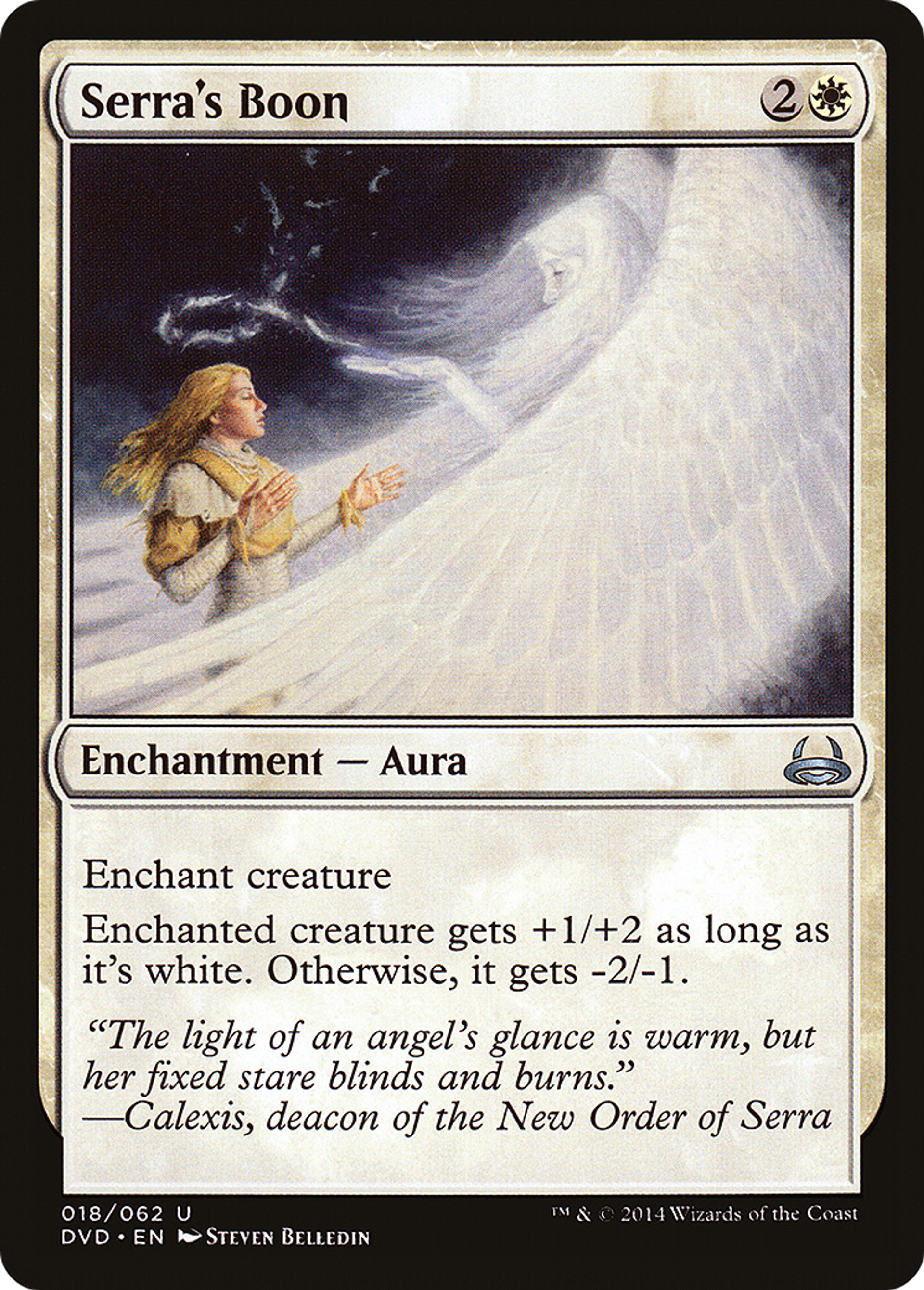 Serra's Boon — Duel Decks Anthology: Divine vs. Demonic — Magic: The Gathering