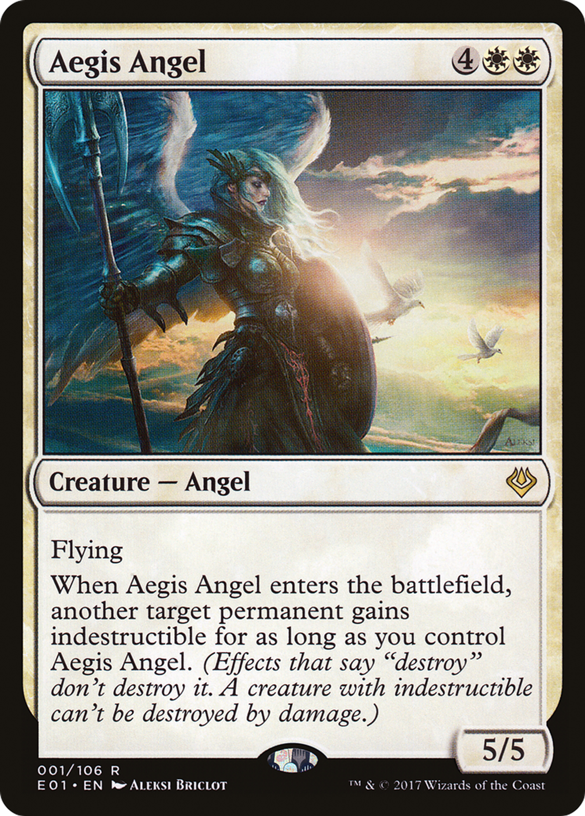 Aegis Angel — Archenemy: Nicol Bolas — Magic: The Gathering