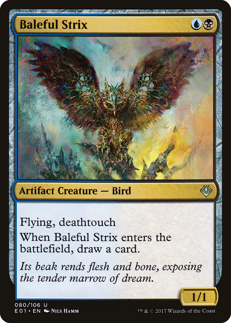 Baleful Strix — Archenemy: Nicol Bolas — Magic: The Gathering