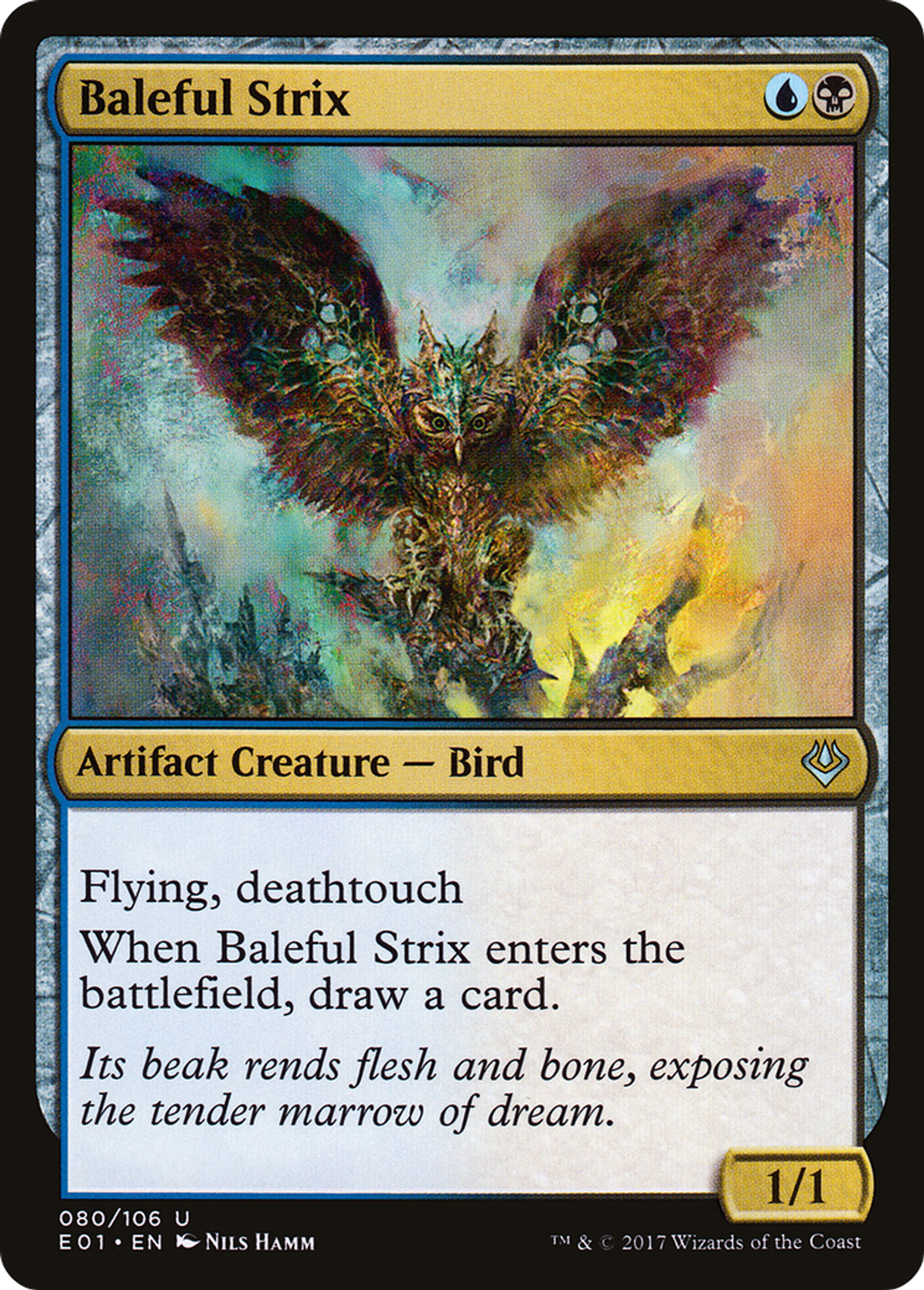 Baleful Strix — Archenemy: Nicol Bolas — Magic: The Gathering
