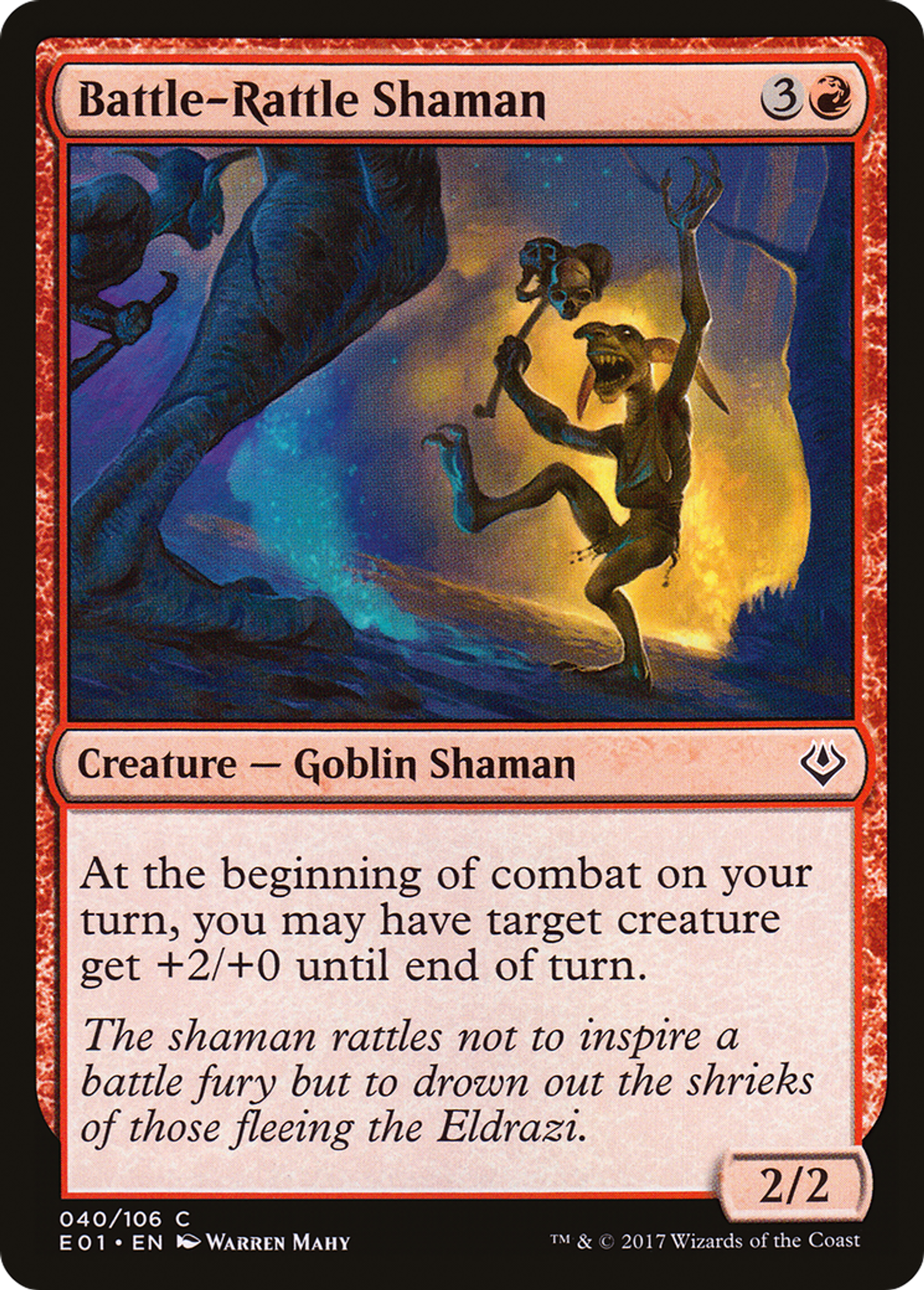 Battle-Rattle Shaman — Archenemy: Nicol Bolas — Magic: The Gathering