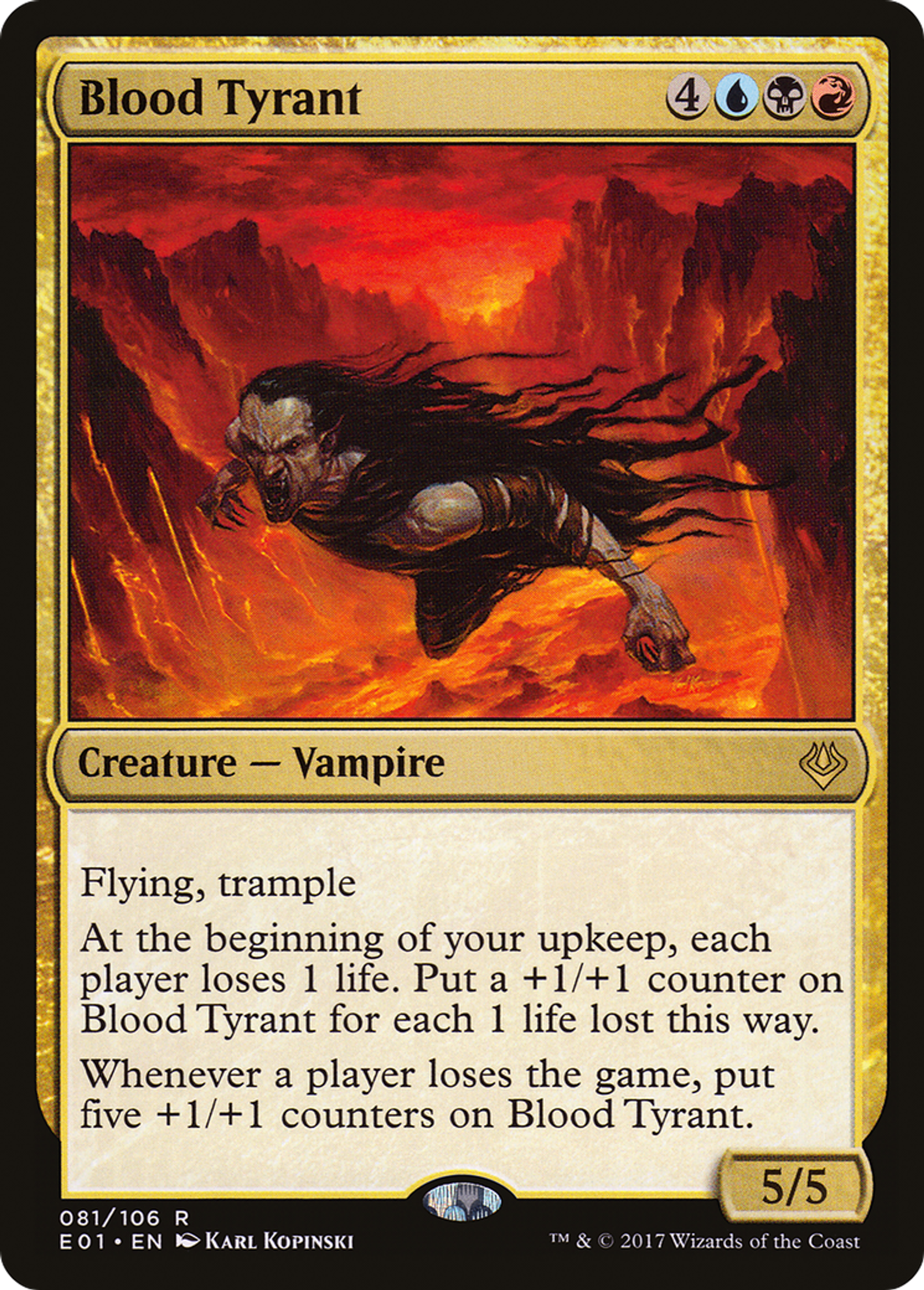 Blood Tyrant — Archenemy: Nicol Bolas — Magic: The Gathering