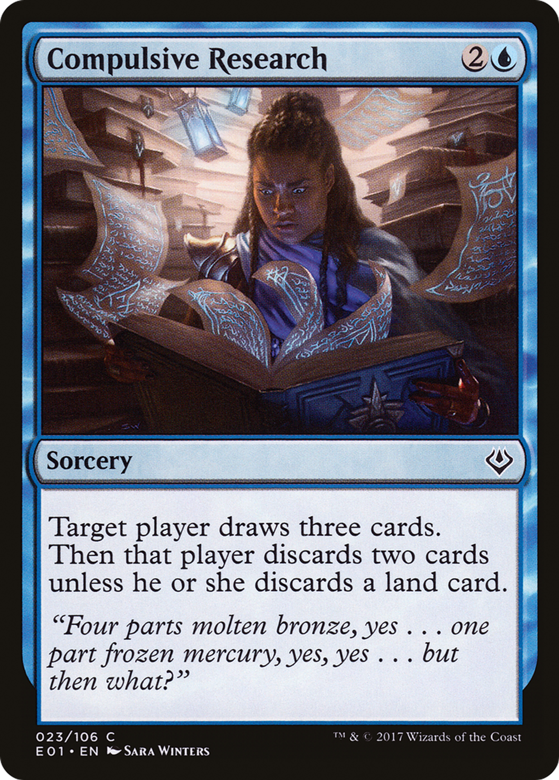 Compulsive Research — Archenemy: Nicol Bolas — Magic: The Gathering