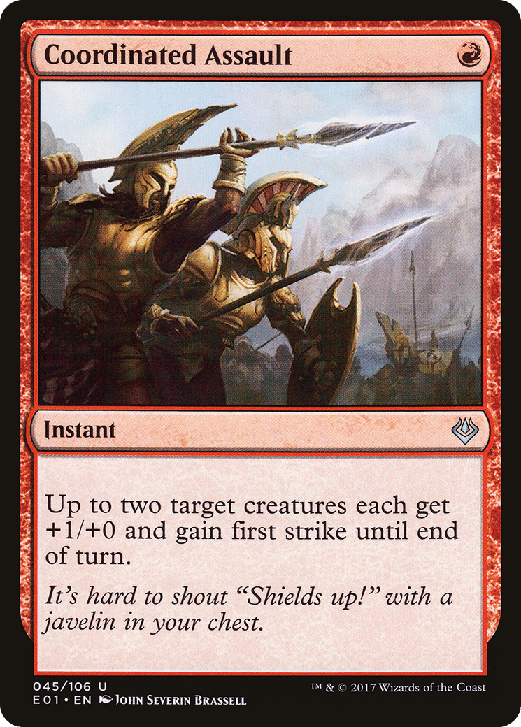 Coordinated Assault — Archenemy: Nicol Bolas — Magic: The Gathering