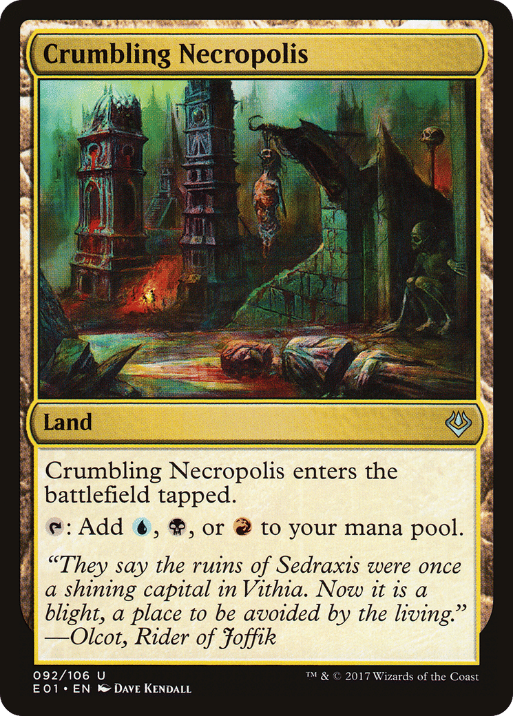 Crumbling Necropolis — Archenemy: Nicol Bolas — Magic: The Gathering