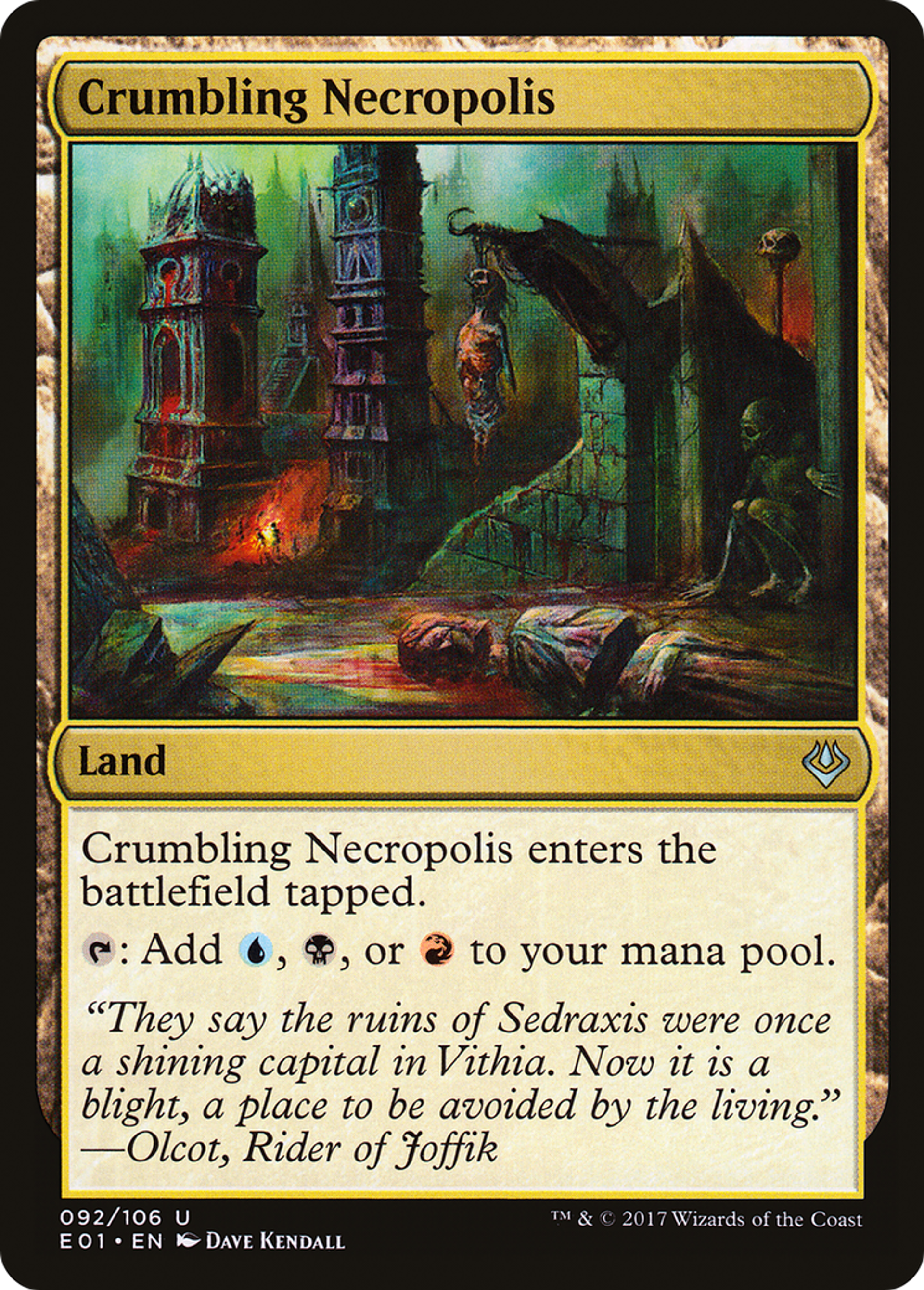 Crumbling Necropolis — Archenemy: Nicol Bolas — Magic: The Gathering
