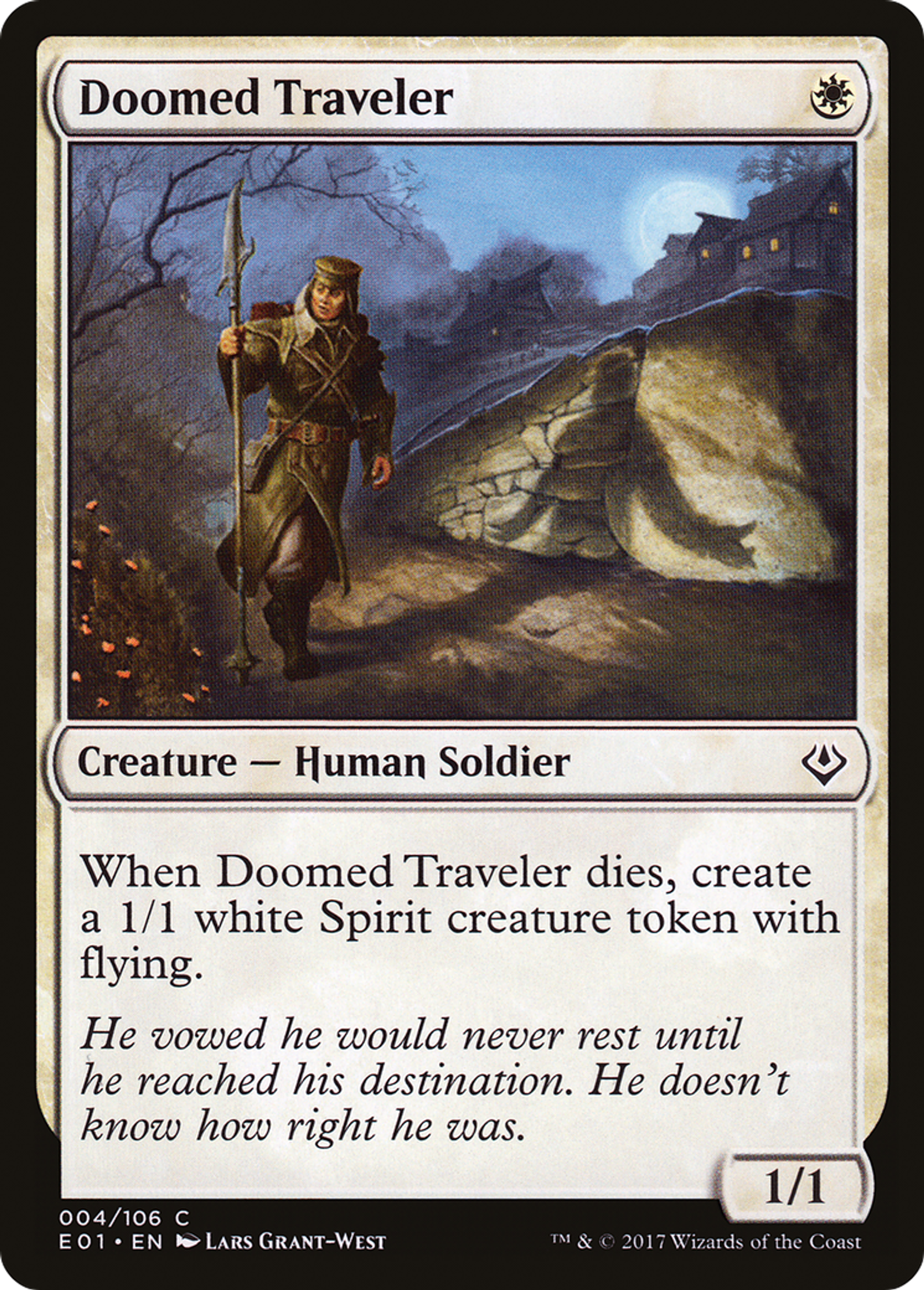 Doomed Traveler — Archenemy: Nicol Bolas — Magic: The Gathering
