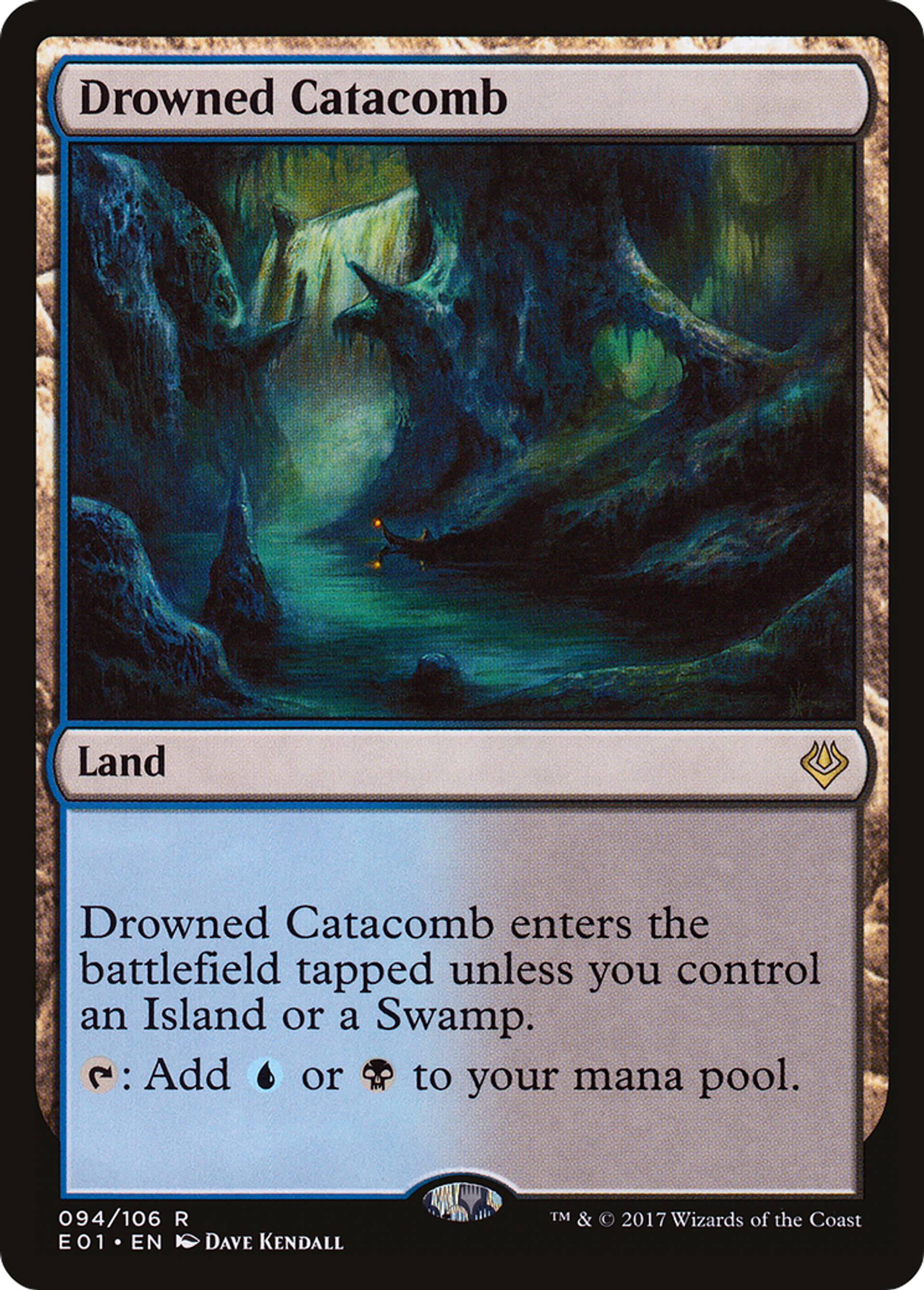 Drowned Catacomb — Archenemy: Nicol Bolas — Magic: The Gathering