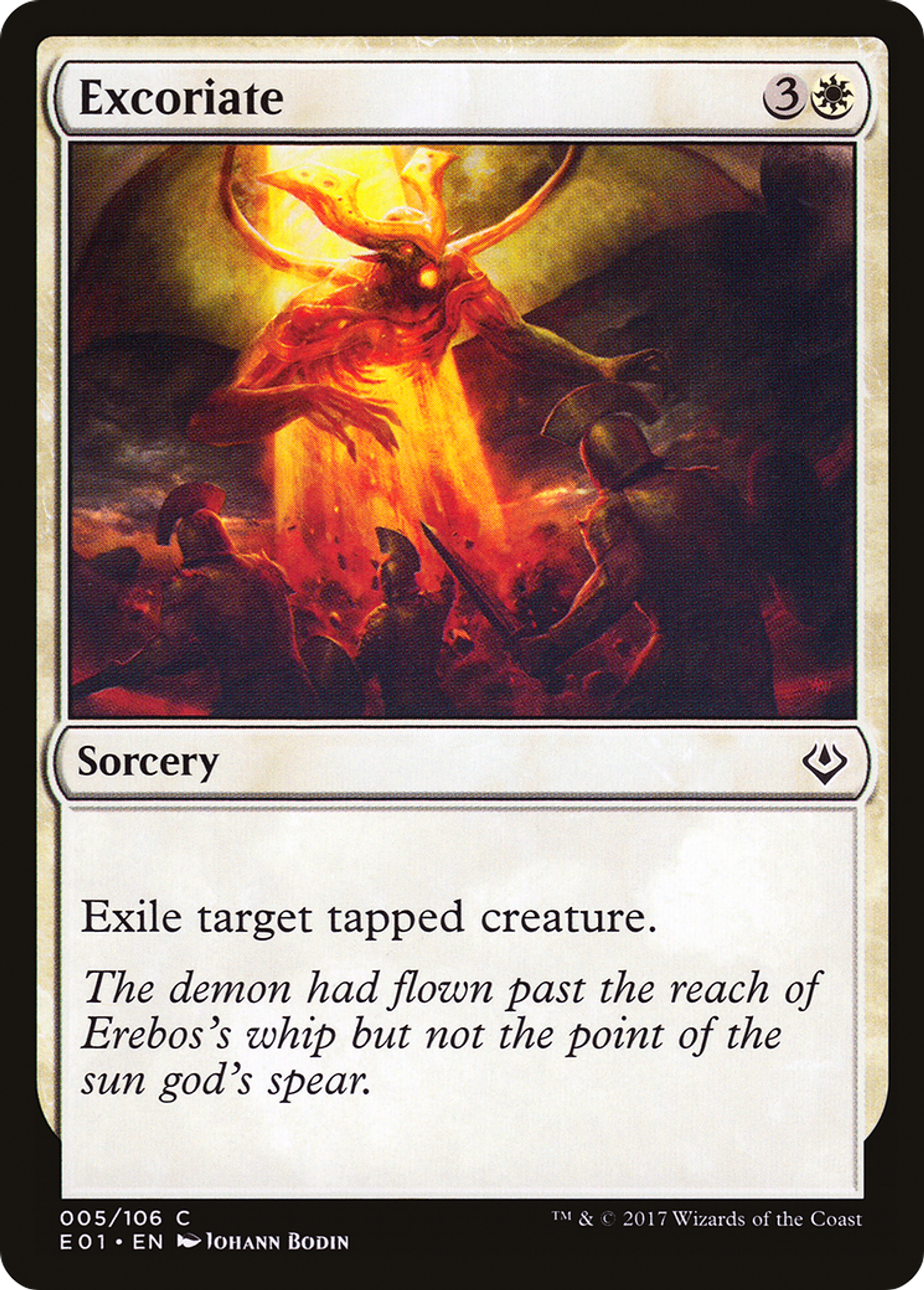 Excoriate — Archenemy: Nicol Bolas — Magic: The Gathering
