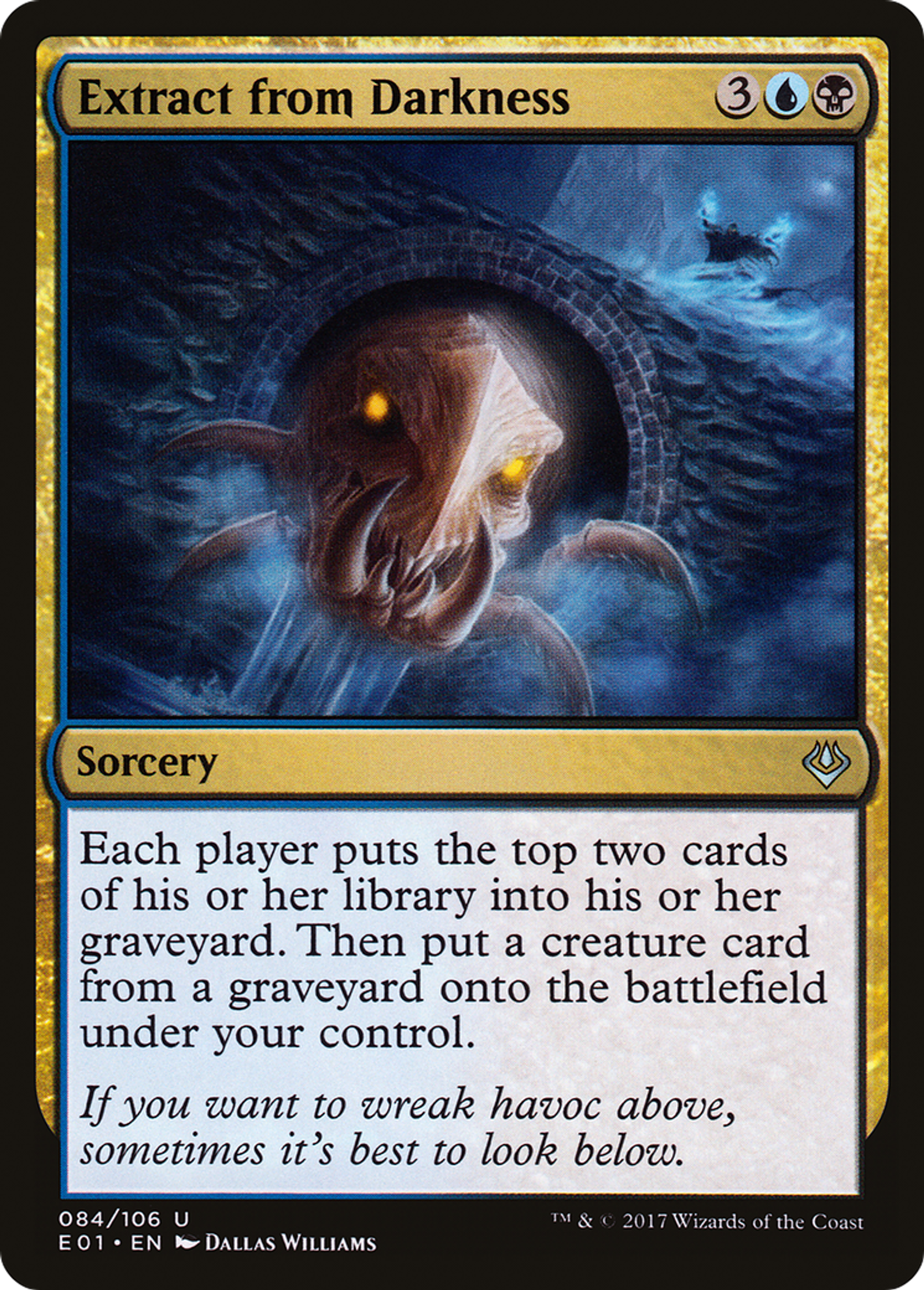 Extract from Darkness — Archenemy: Nicol Bolas — Magic: The Gathering