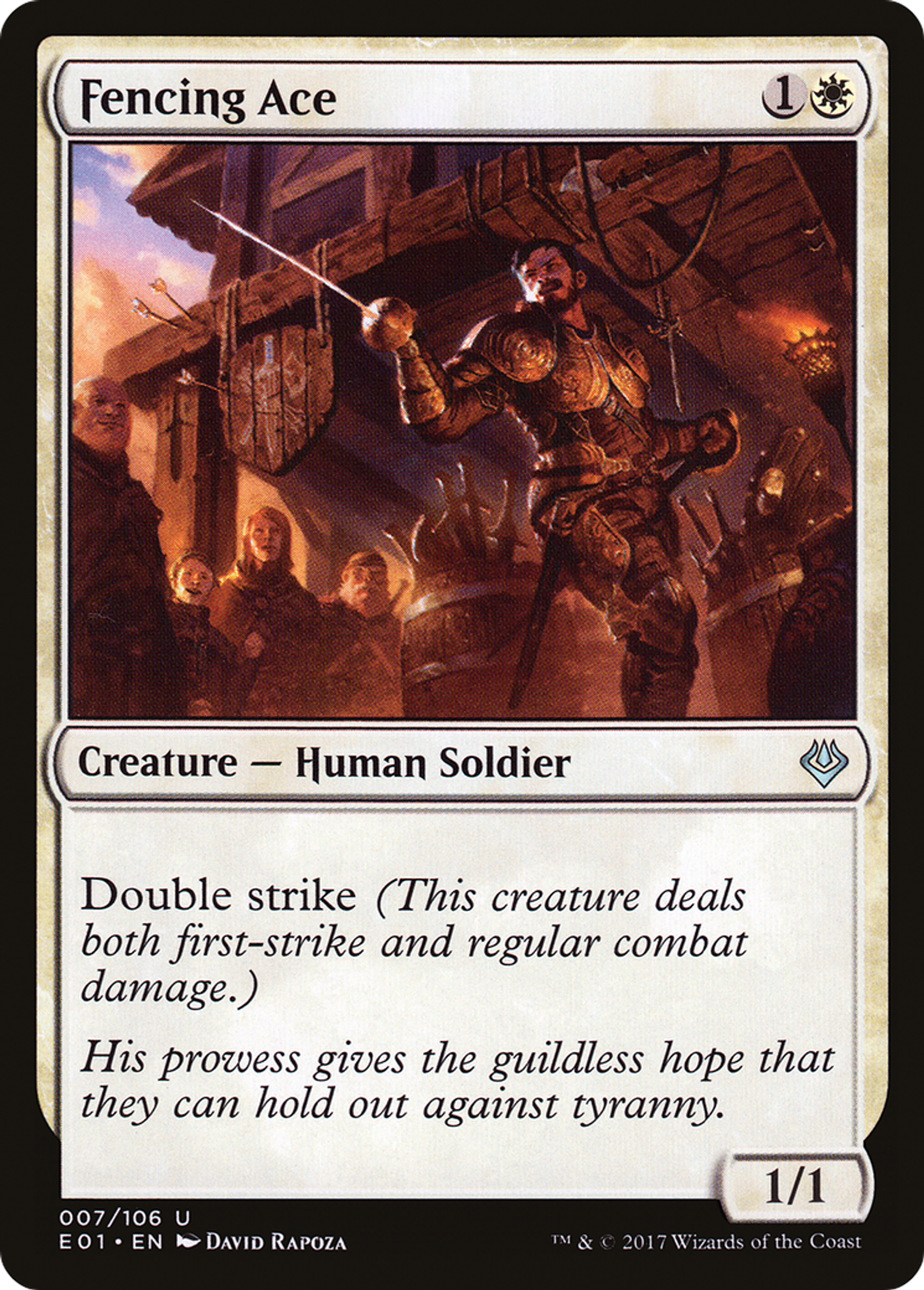 Fencing Ace — Archenemy: Nicol Bolas — Magic: The Gathering