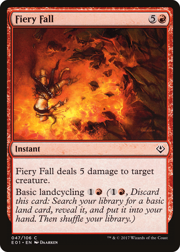 Fiery Fall — Archenemy: Nicol Bolas — Magic: The Gathering
