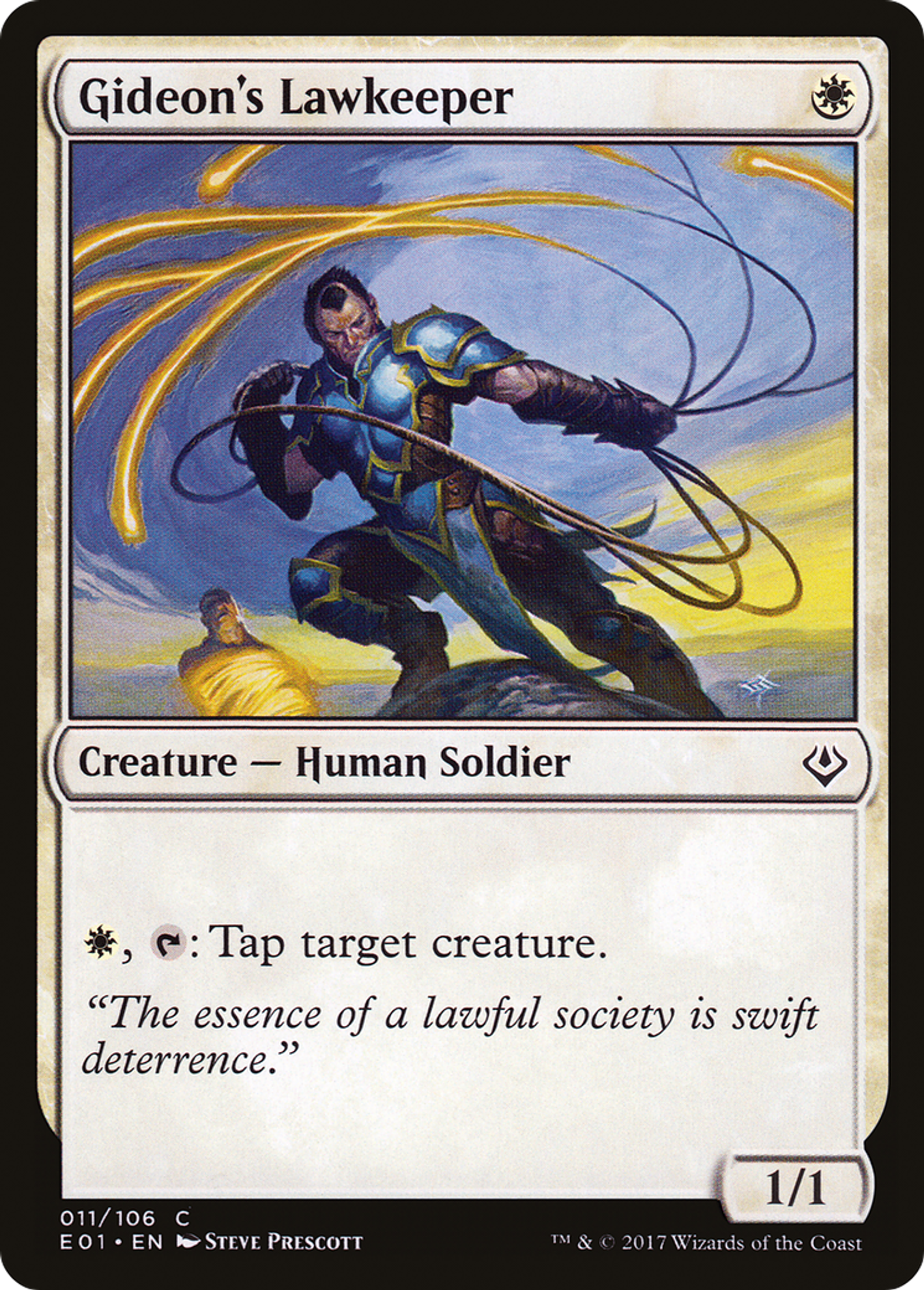Gideon's Lawkeeper — Archenemy: Nicol Bolas — Magic: The Gathering