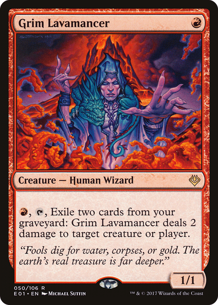 Grim Lavamancer — Archenemy: Nicol Bolas — Magic: The Gathering