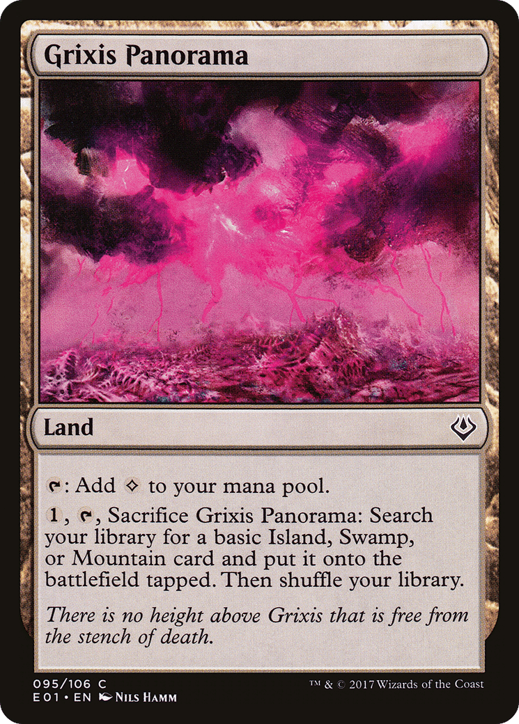 Grixis Panorama — Archenemy: Nicol Bolas — Magic: The Gathering